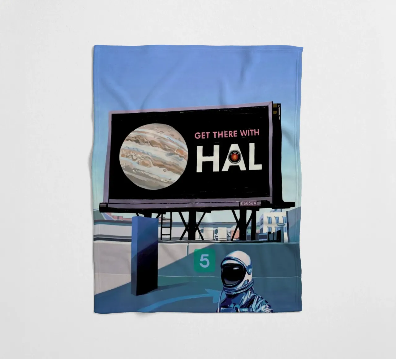 Get There With HAL coperta in pile da Scott Listfield