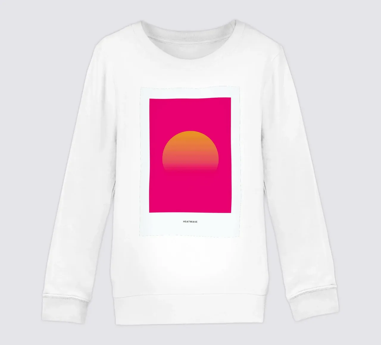 Heatwave #3 kids sweatshirt by daylight design studio