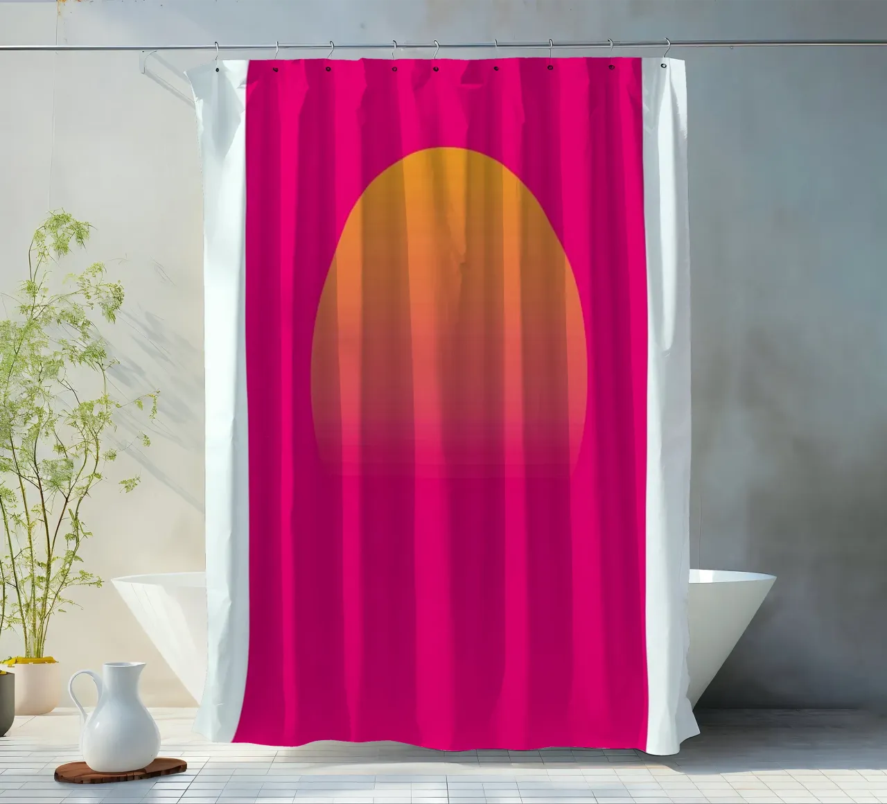 Heatwave #3 shower curtain by daylight design studio