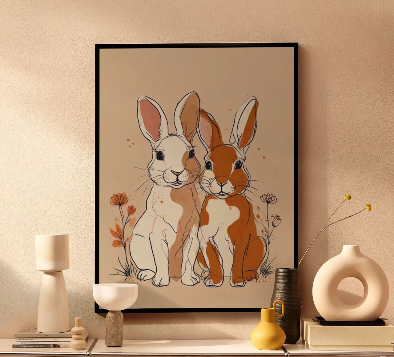 Bunny II poster by ArtDesign by KBK