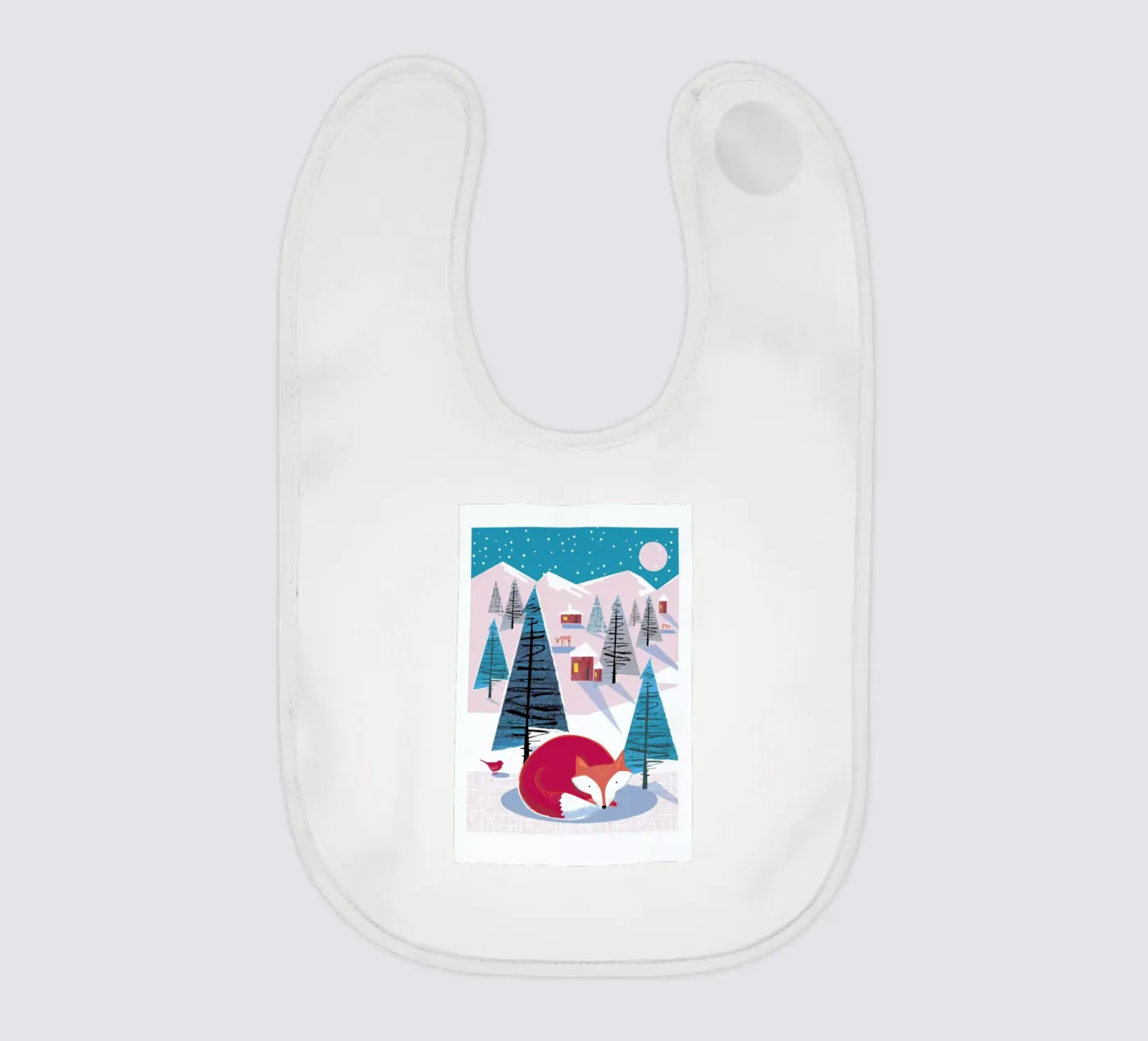 Fox baby bib by Rocket68