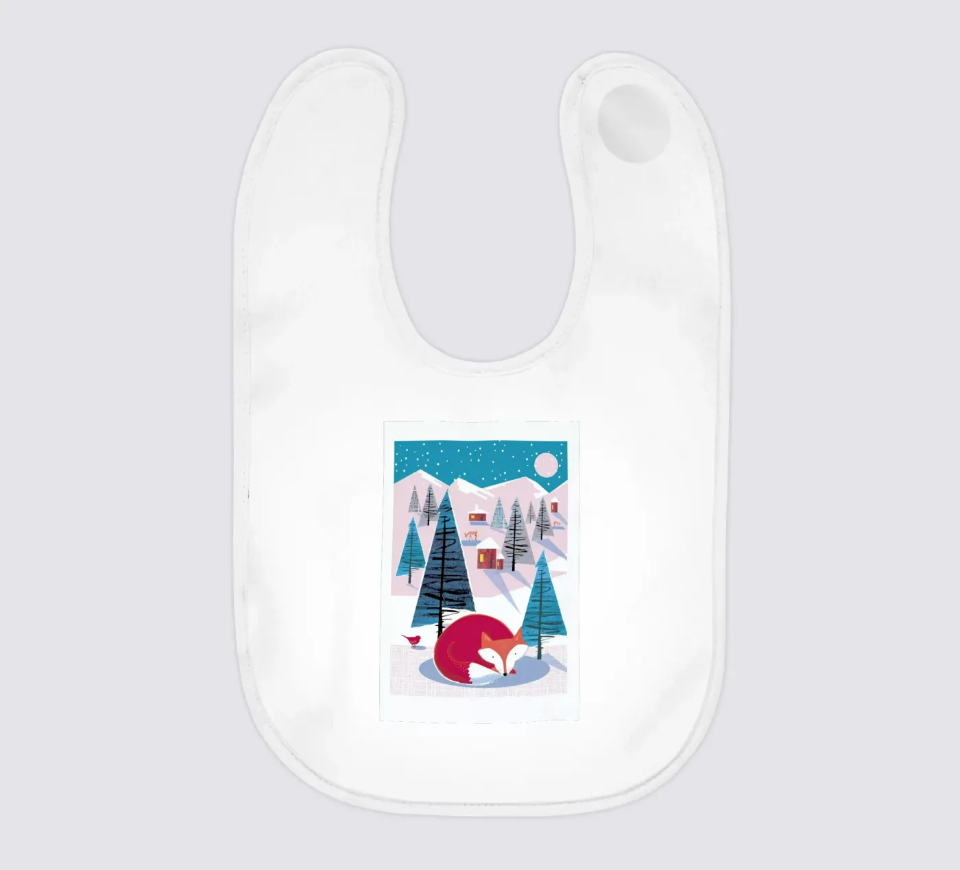 Fox baby bib by Rocket68