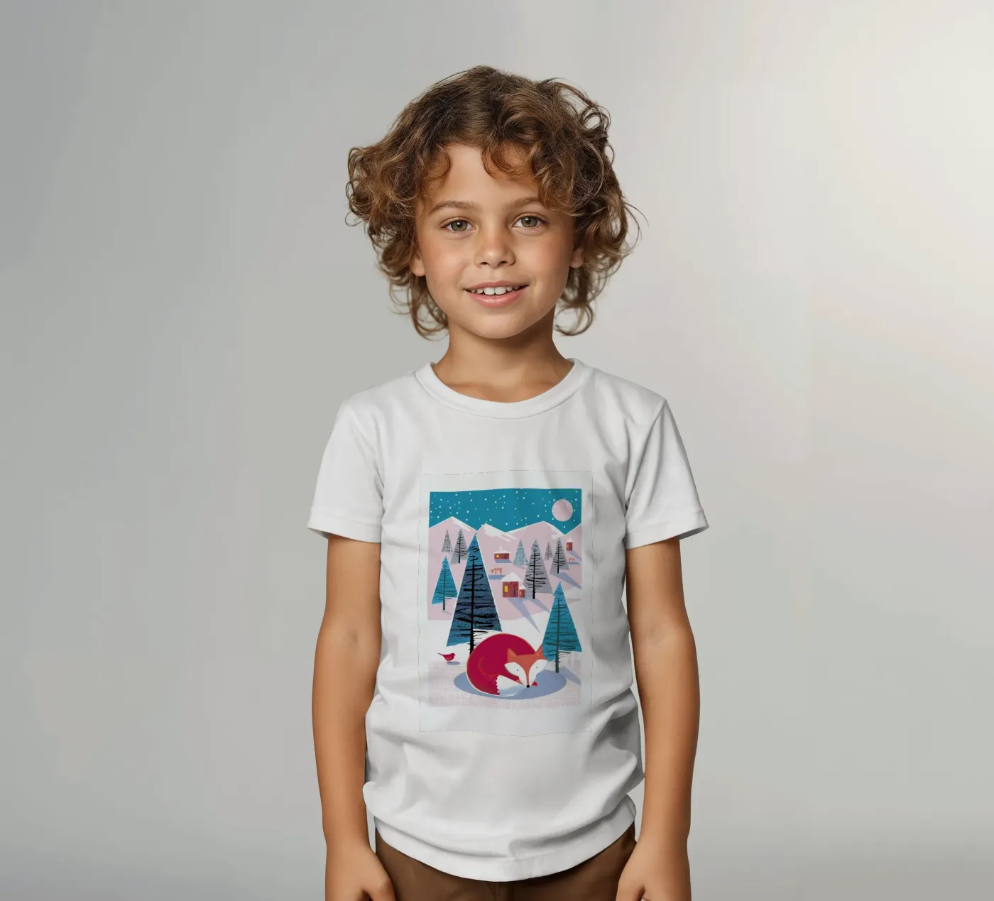 Fox t-shirt bambini da Rocket68