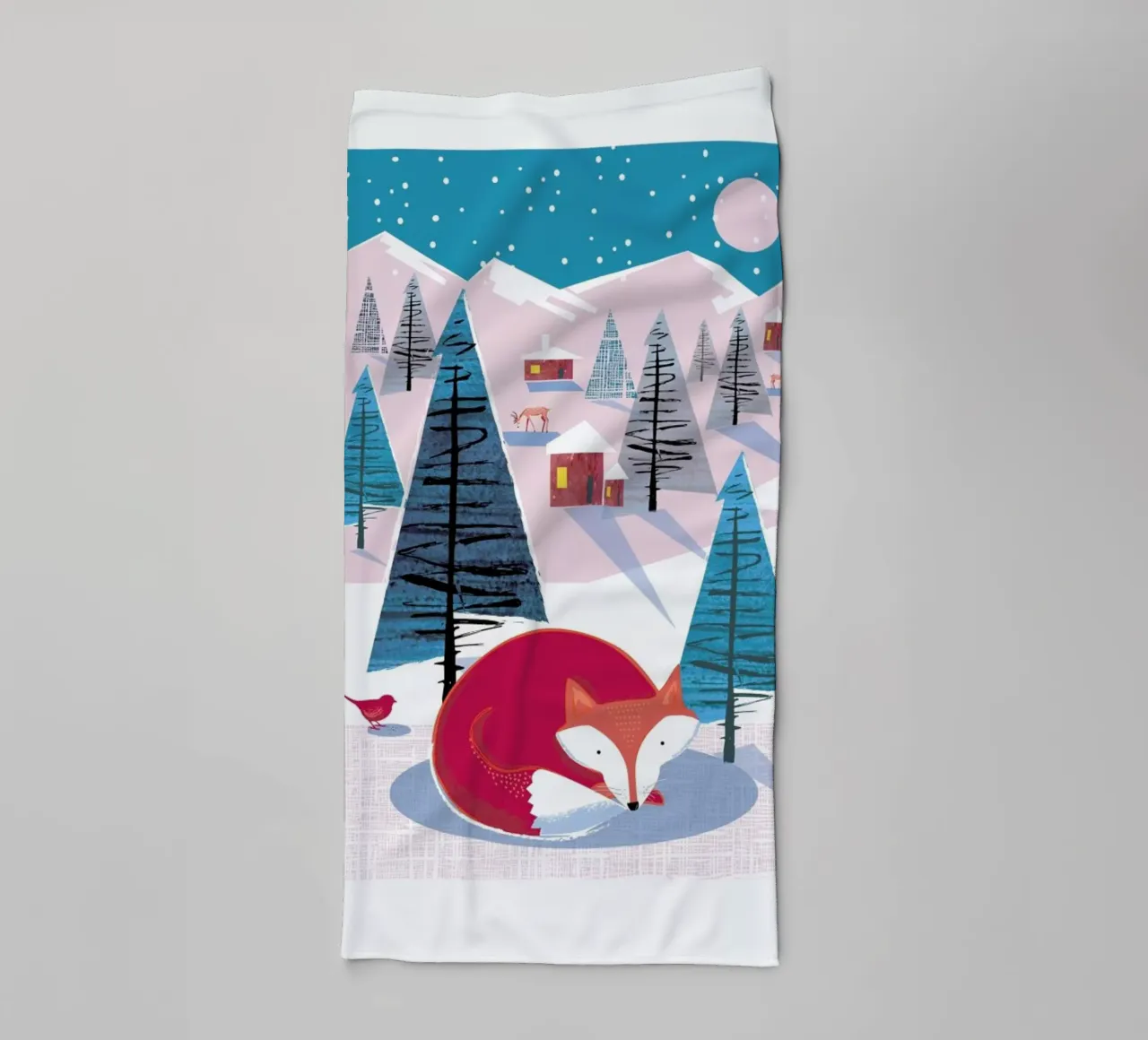 Fox badhanddoek van Rocket68