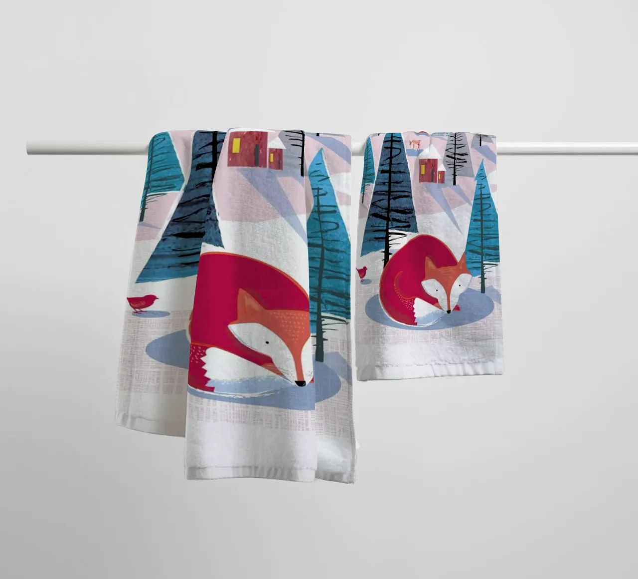 Fox badhanddoek van Rocket68