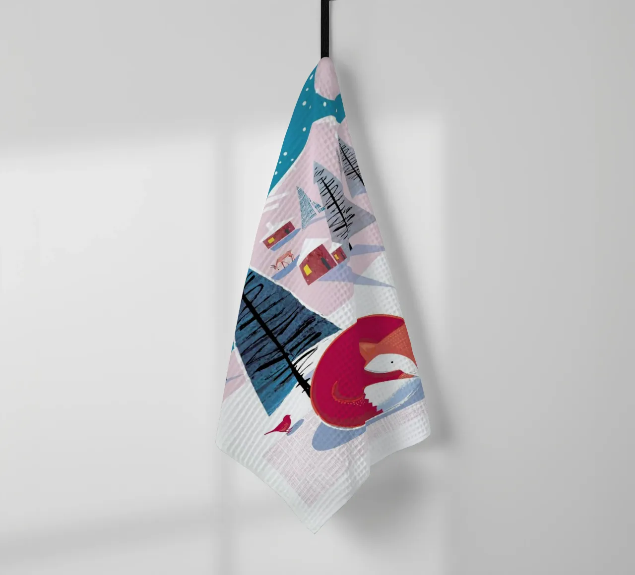 Fox tea towel by Rocket68