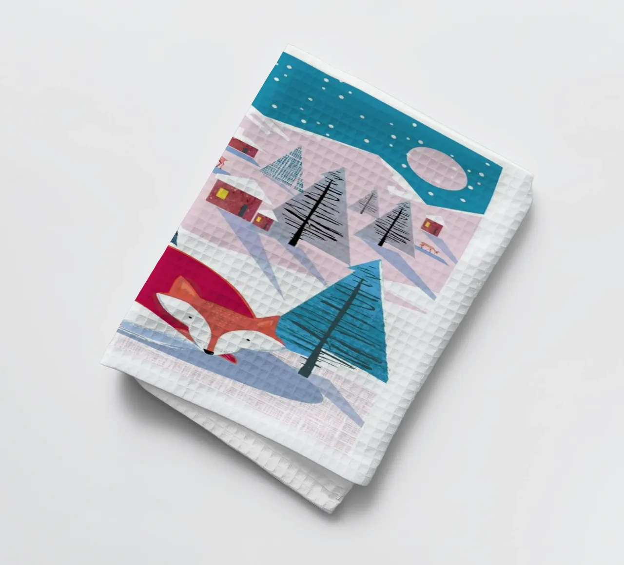 Fox tea towel by Rocket68