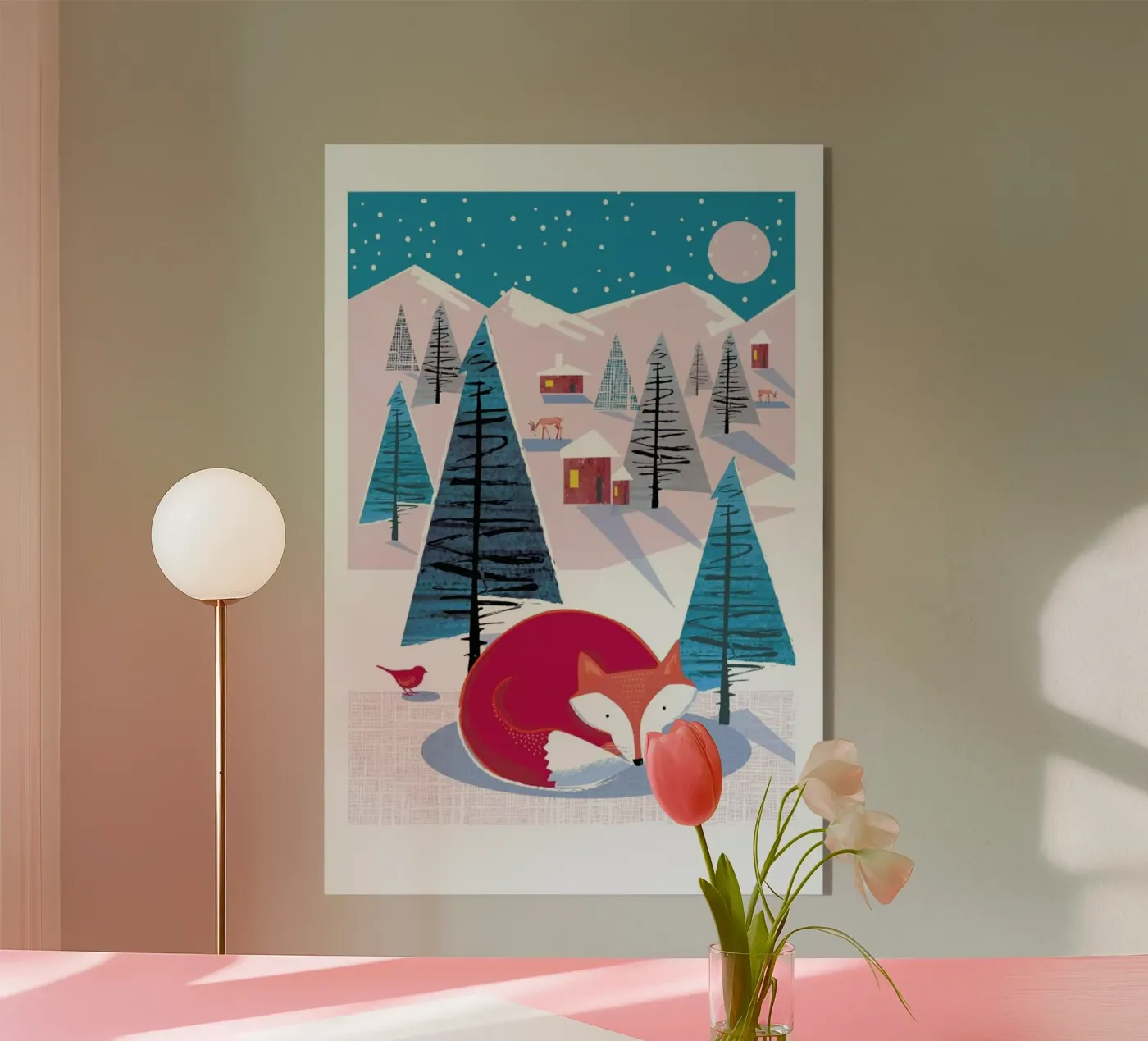 Fox acrylic glass by Rocket68