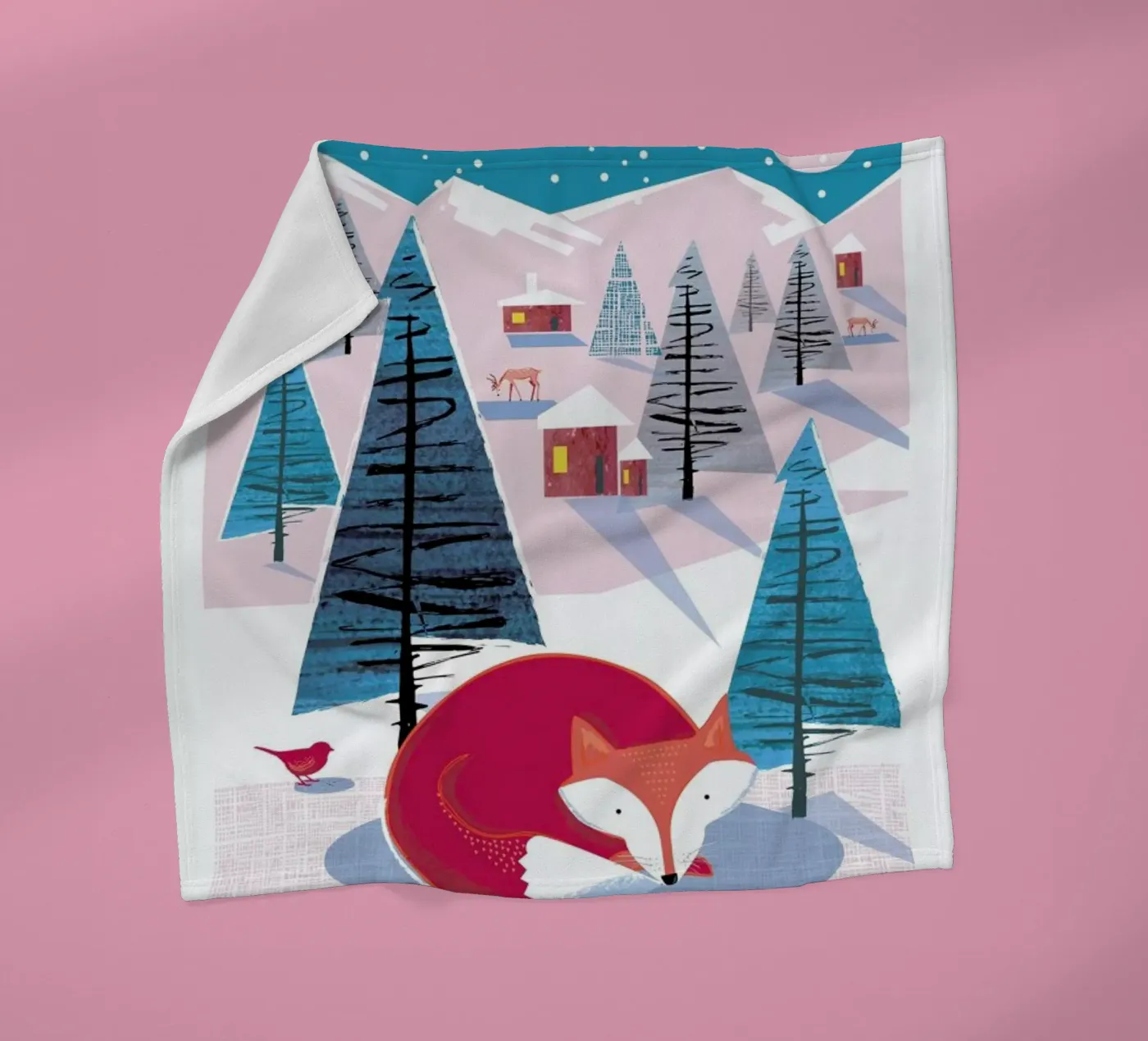 Fox coperta in pile da Rocket68