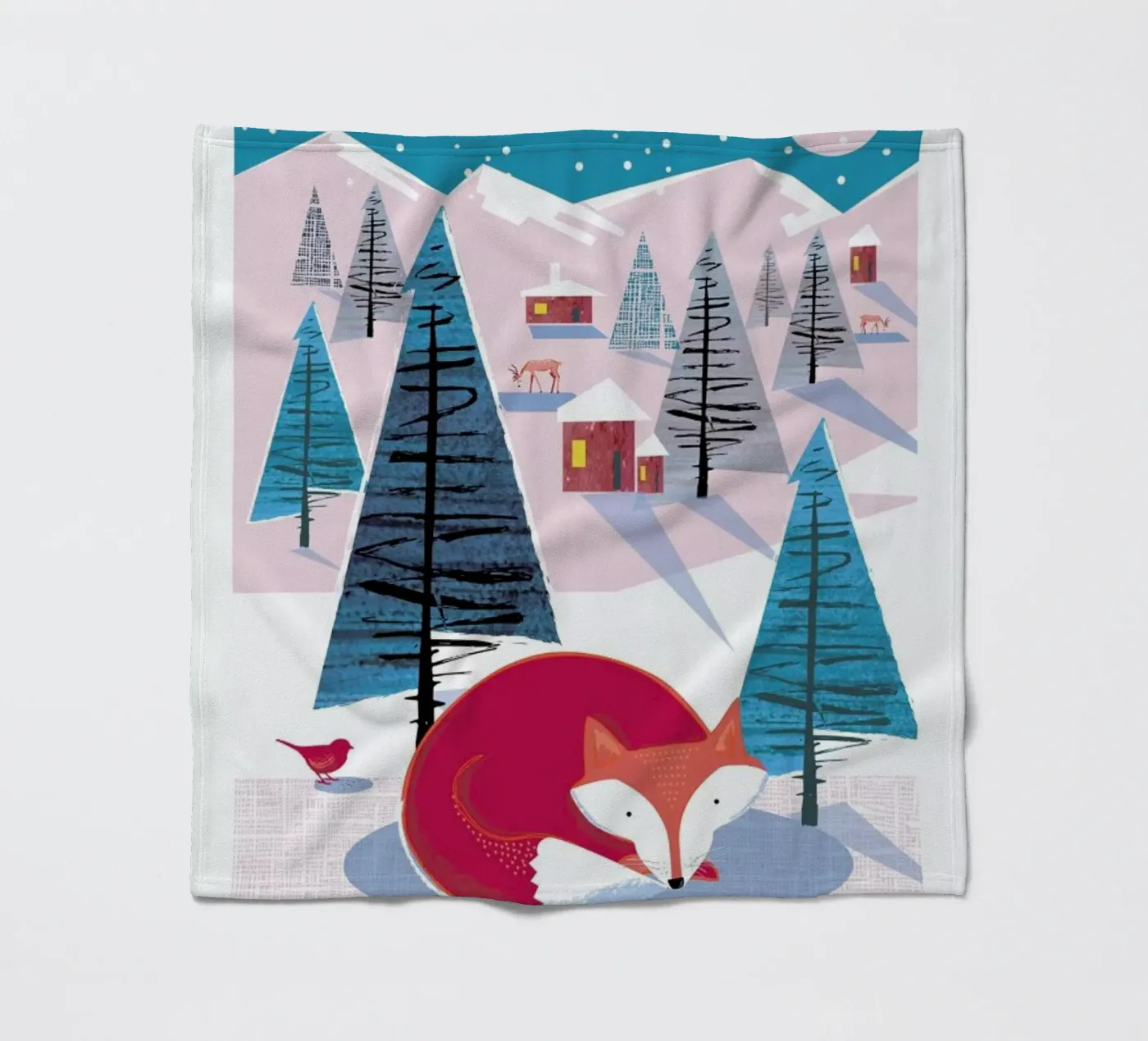 Fox coperta in pile da Rocket68