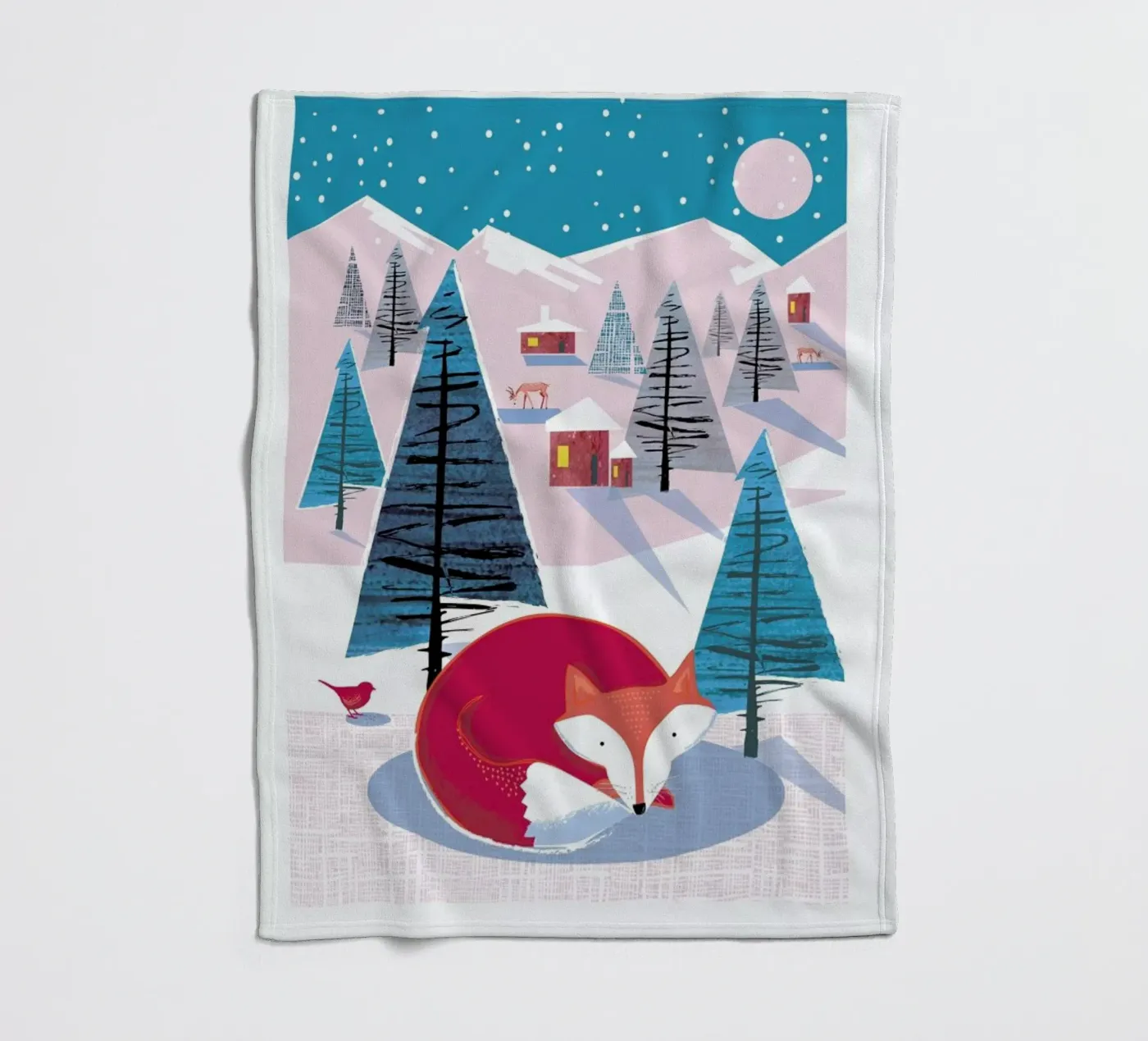 Fox coperta in pile da Rocket68