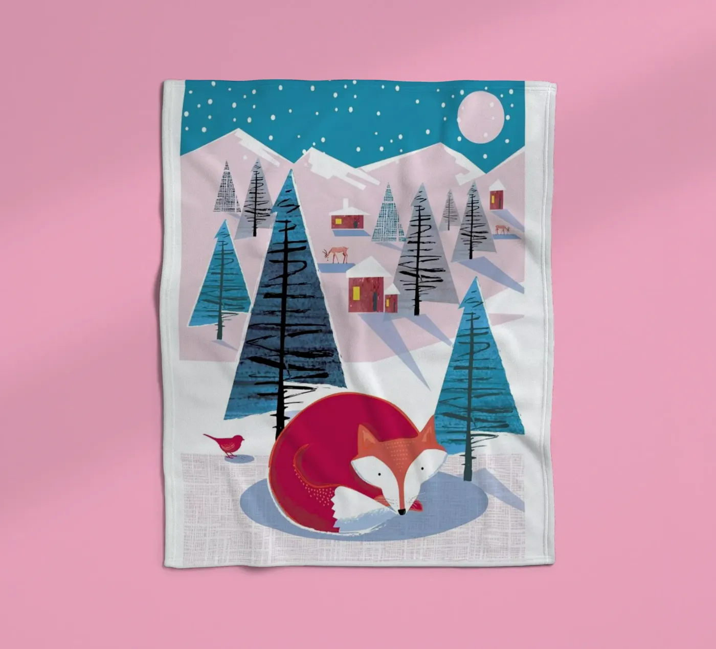 Fox coperta in pile da Rocket68