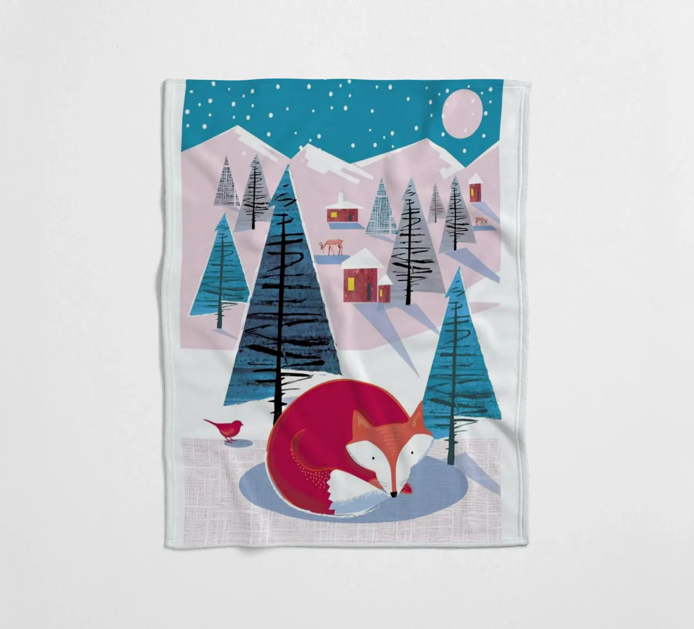 Fox coperta in pile da Rocket68