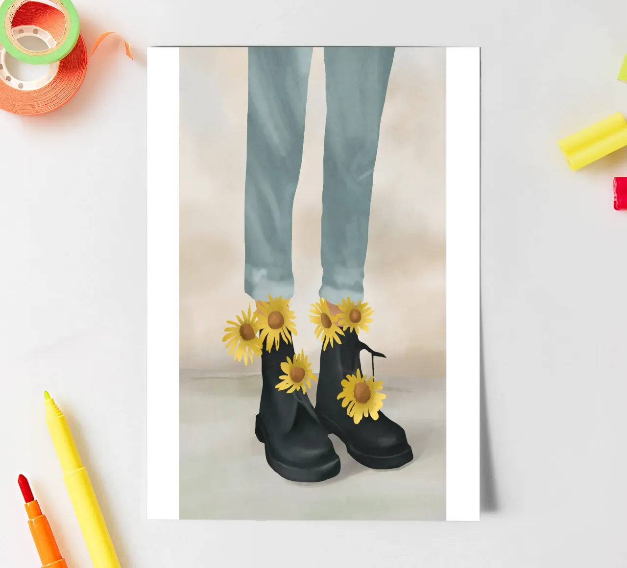 My Boots sticker sheet by Flow Line