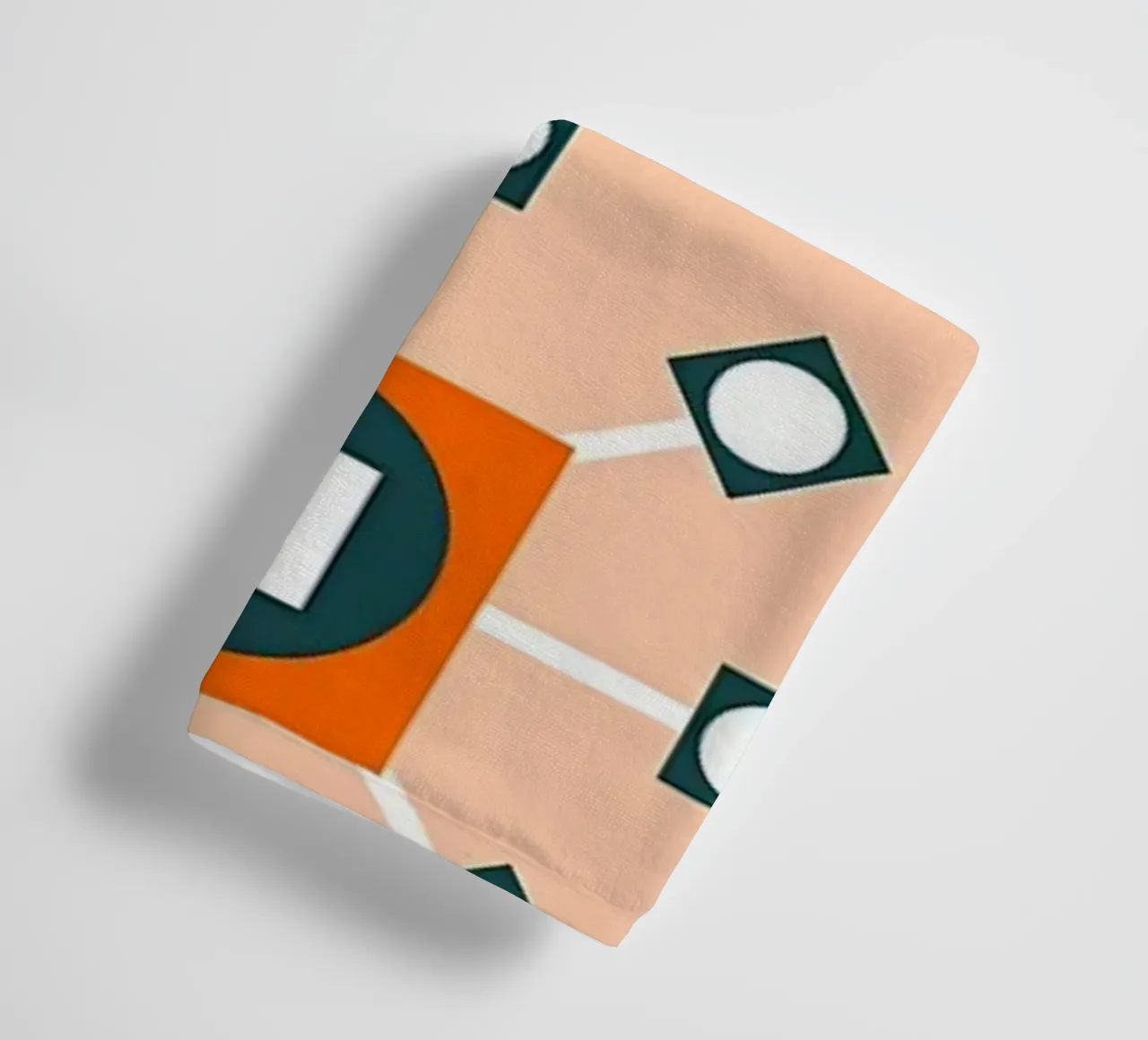 Retro Floral Geometrisches Muster Handtuch von diedrich