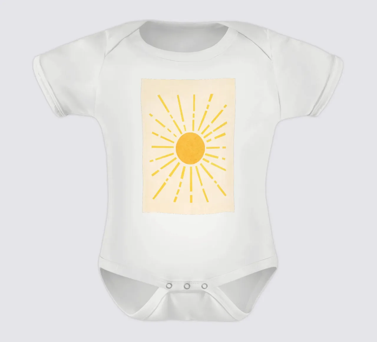 Sun Kurzarm Babybody von Flow Line