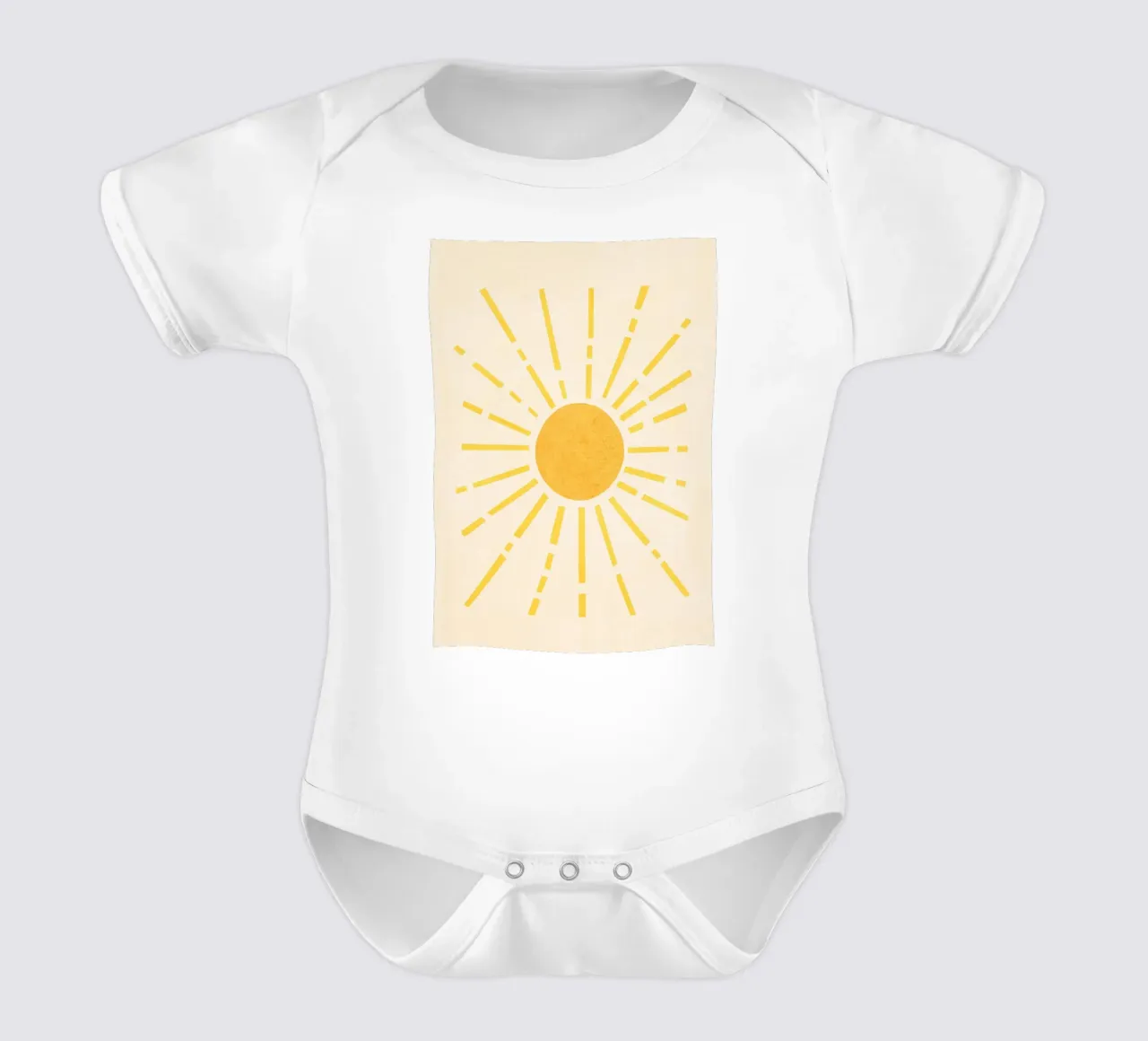 Sun Kurzarm Babybody von Flow Line