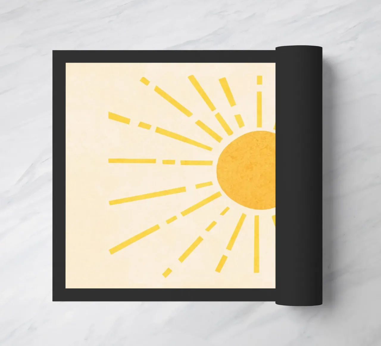 Sun Fußmatte von Flow Line