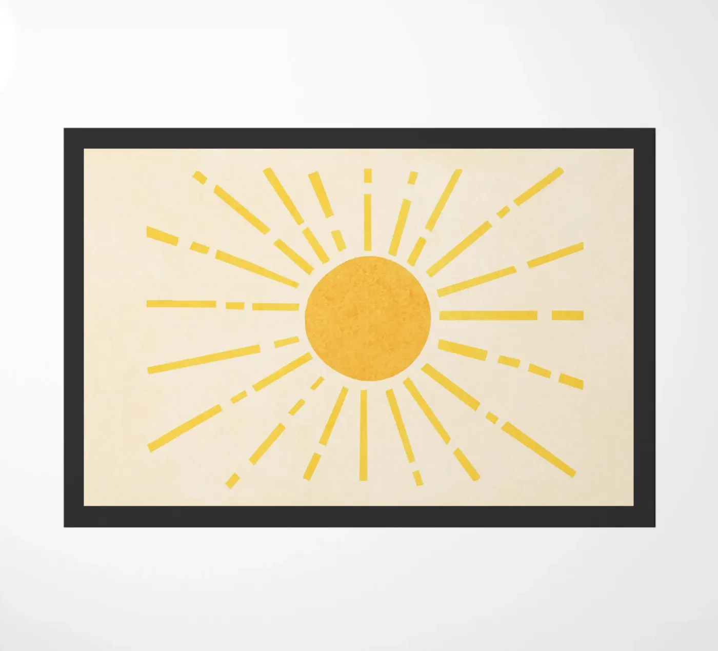Sun doormat by Flow Line