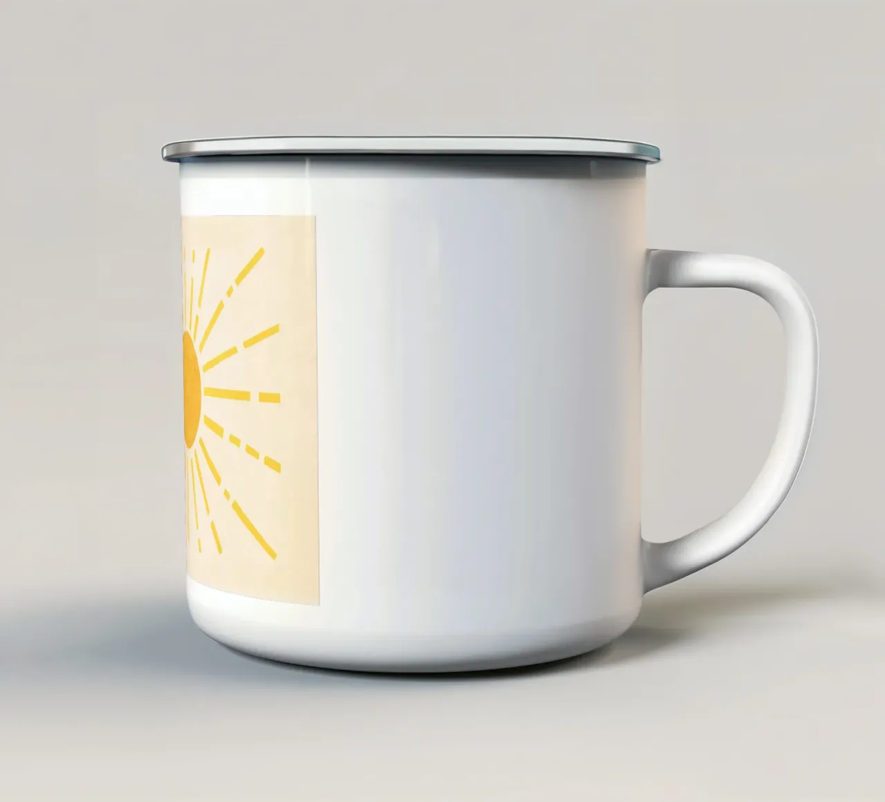 Sun tazza in smalto da Flow Line