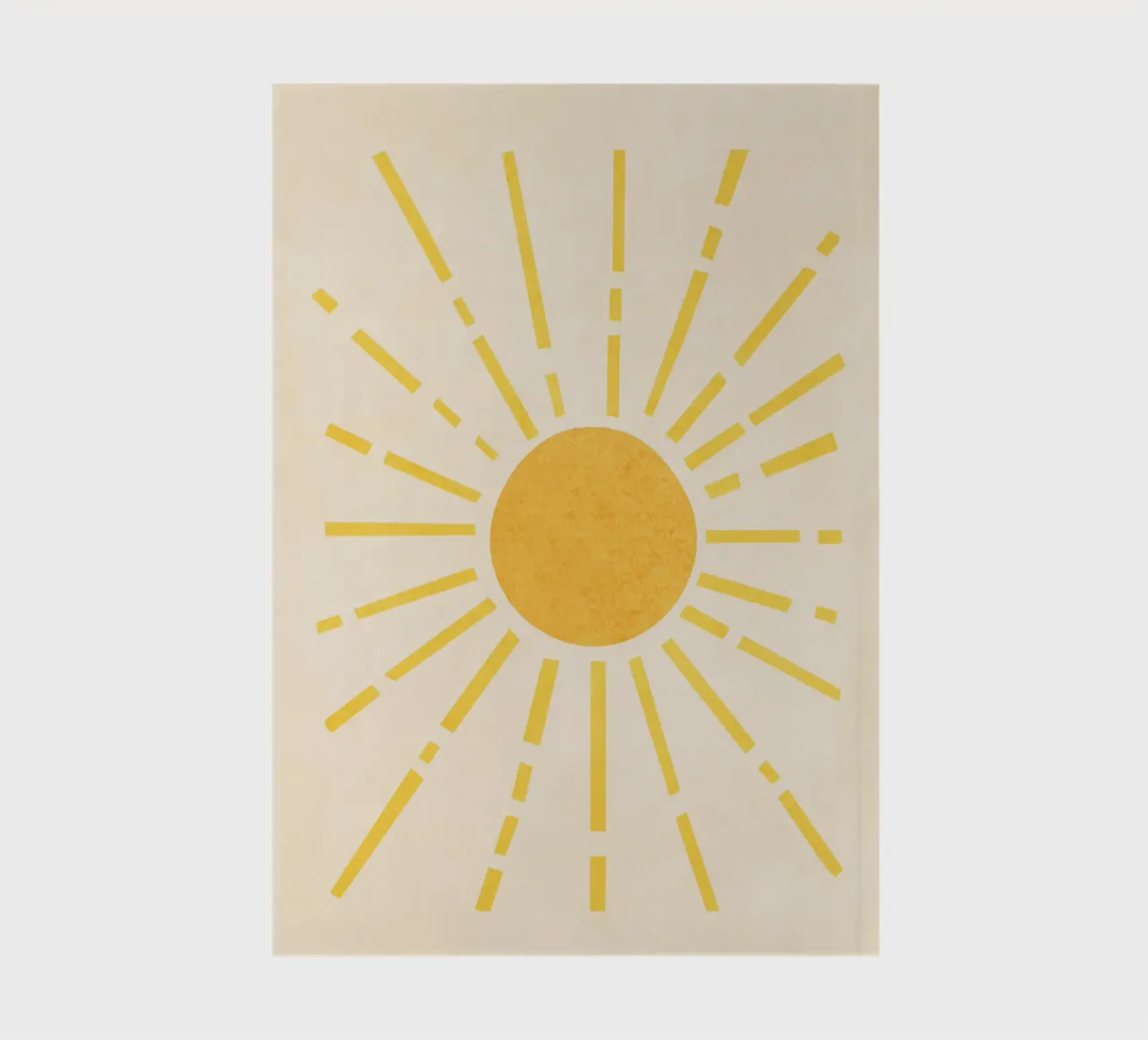 Sun notebook by Flow Line