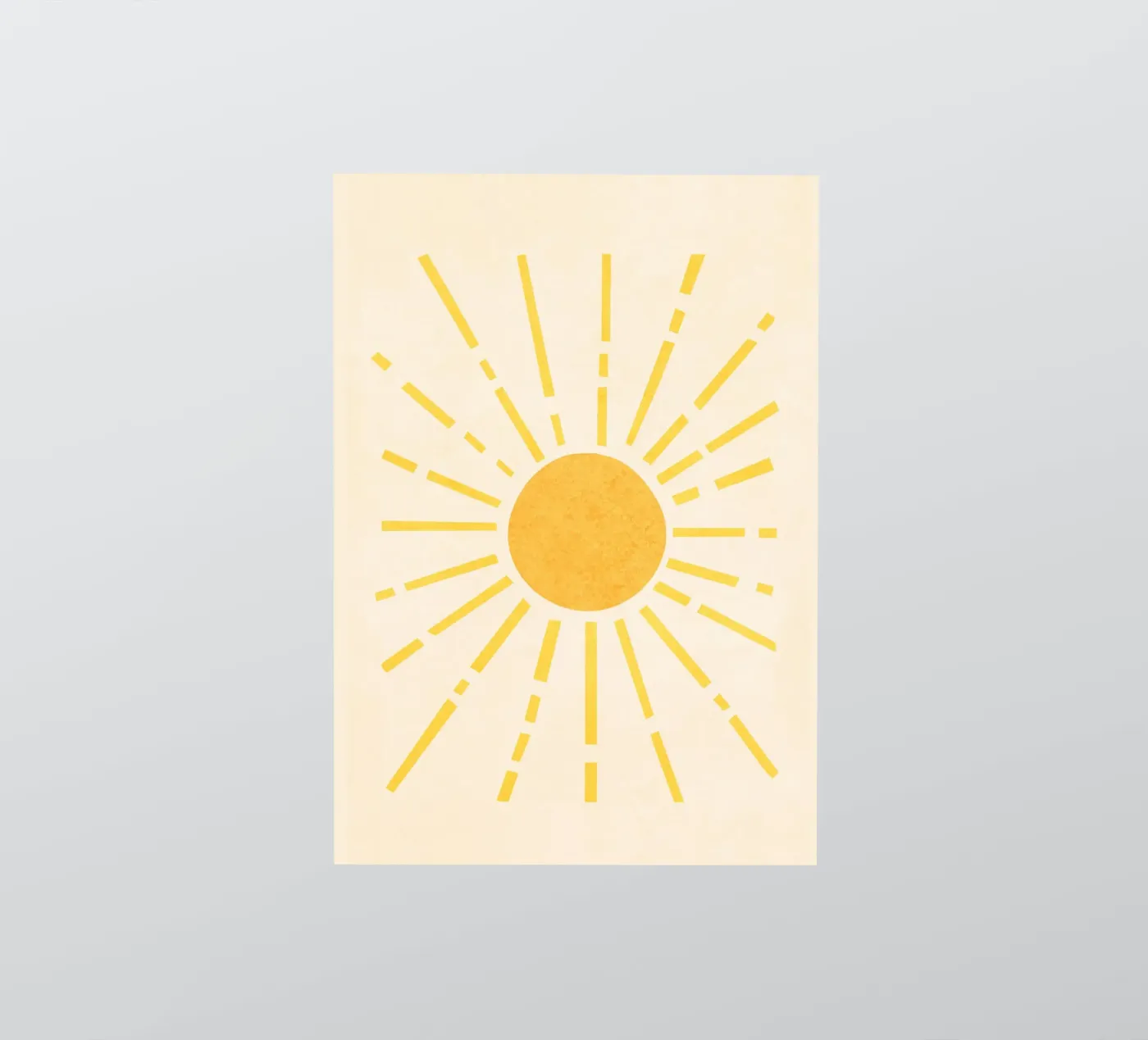 Sun sticker van Flow Line