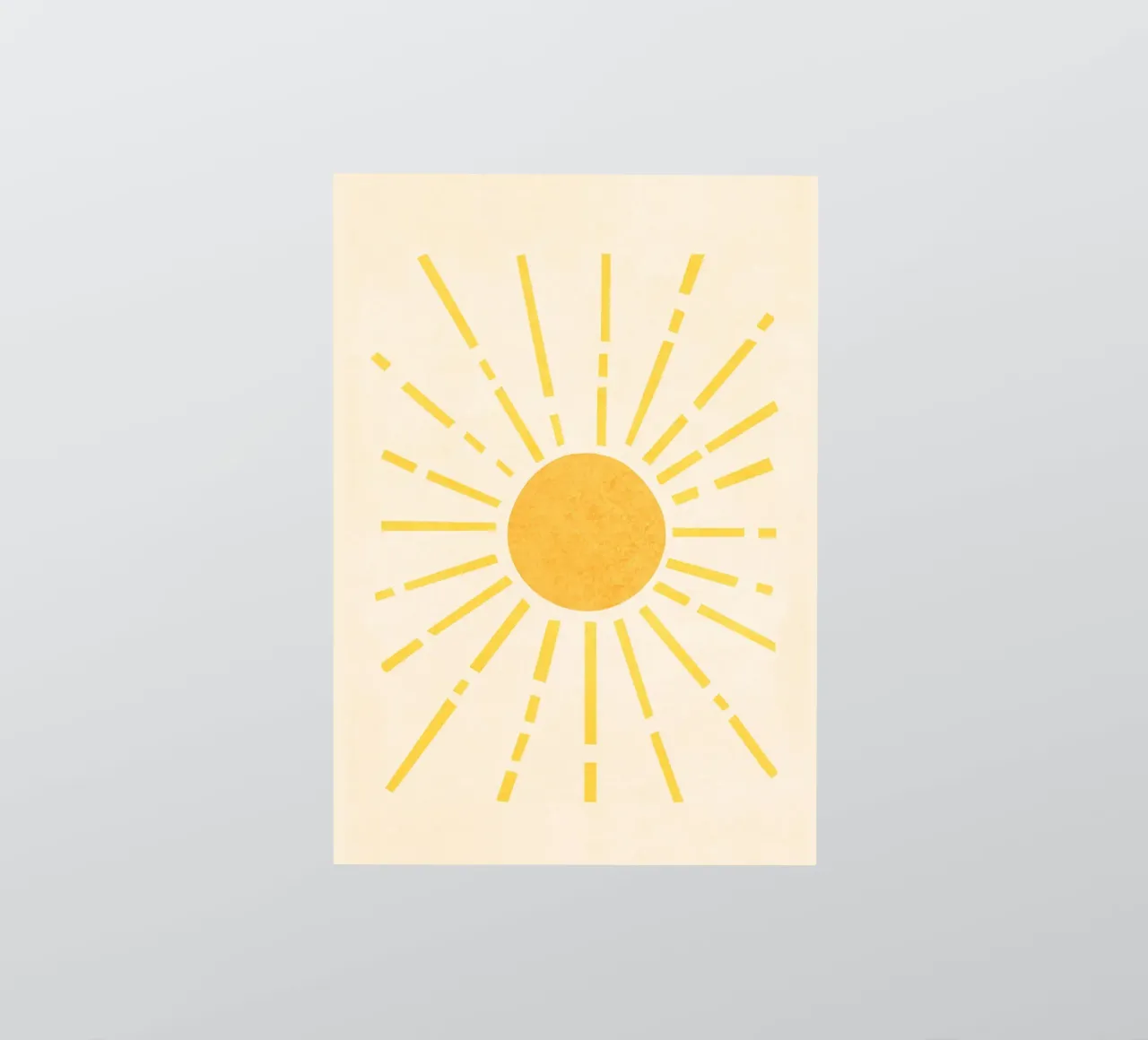 Sun Sticker von Flow Line