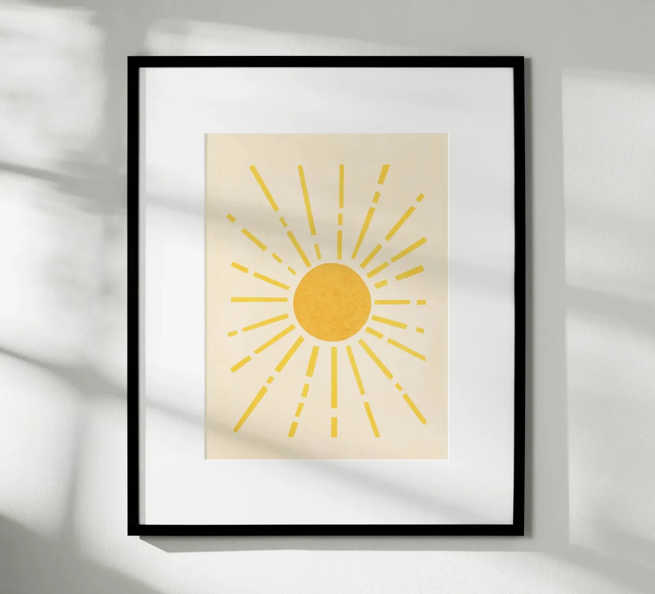 Sun poster con telaio in plastica da Flow Line