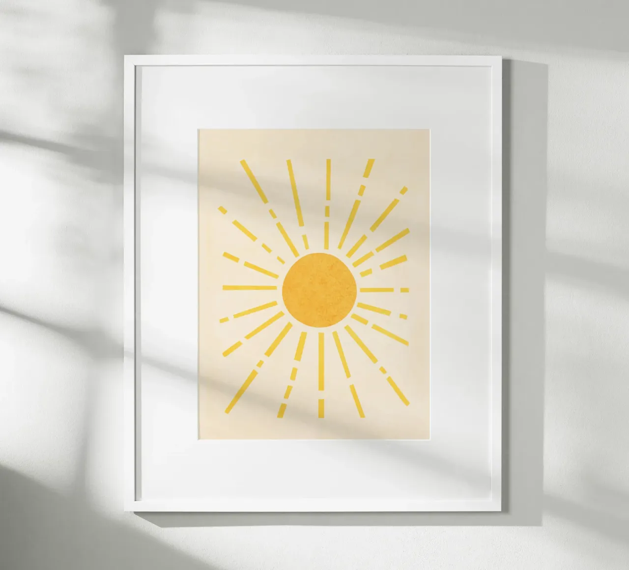 Sun poster con telaio in plastica da Flow Line