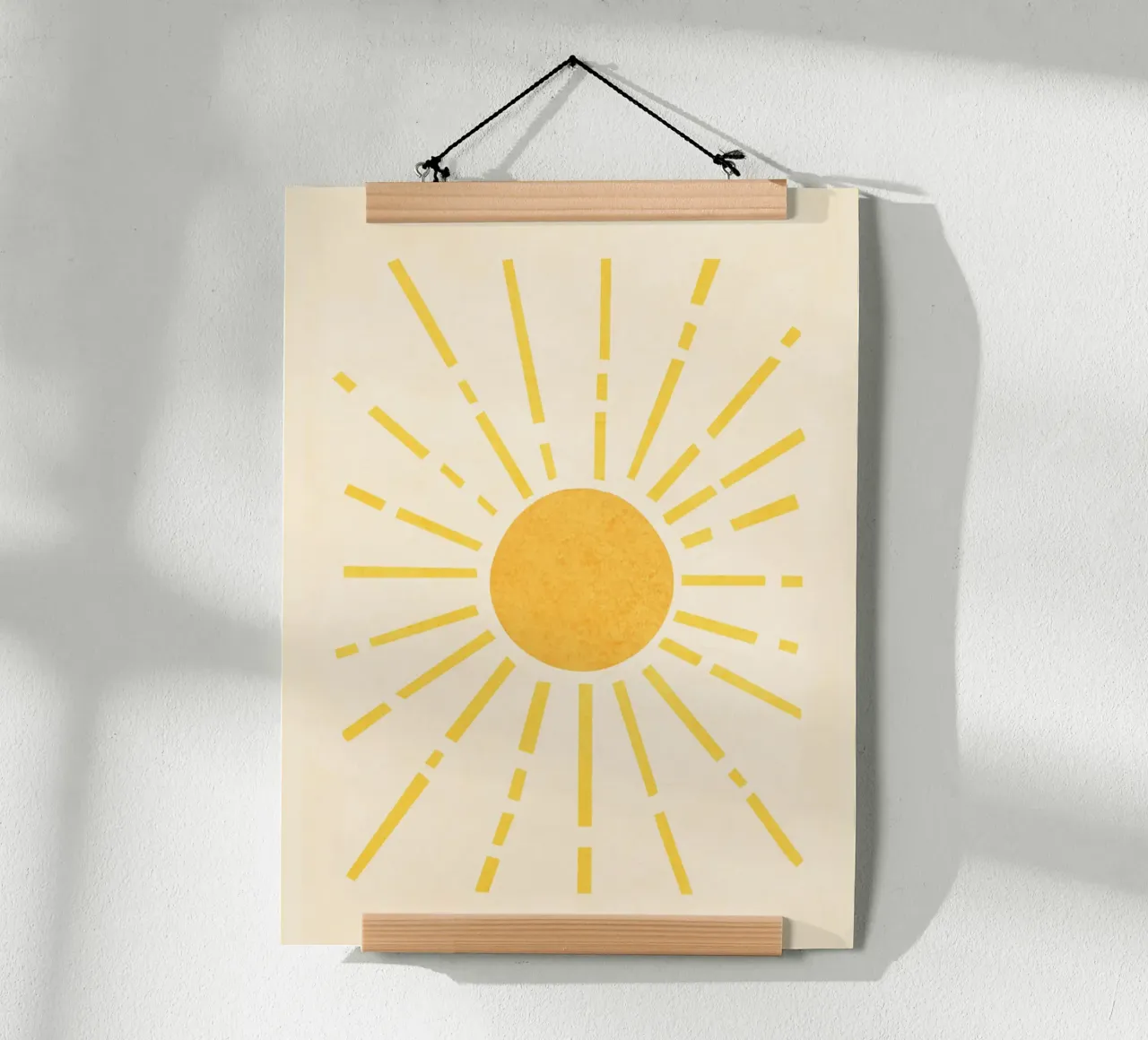 Sun poster con telaio in plastica da Flow Line