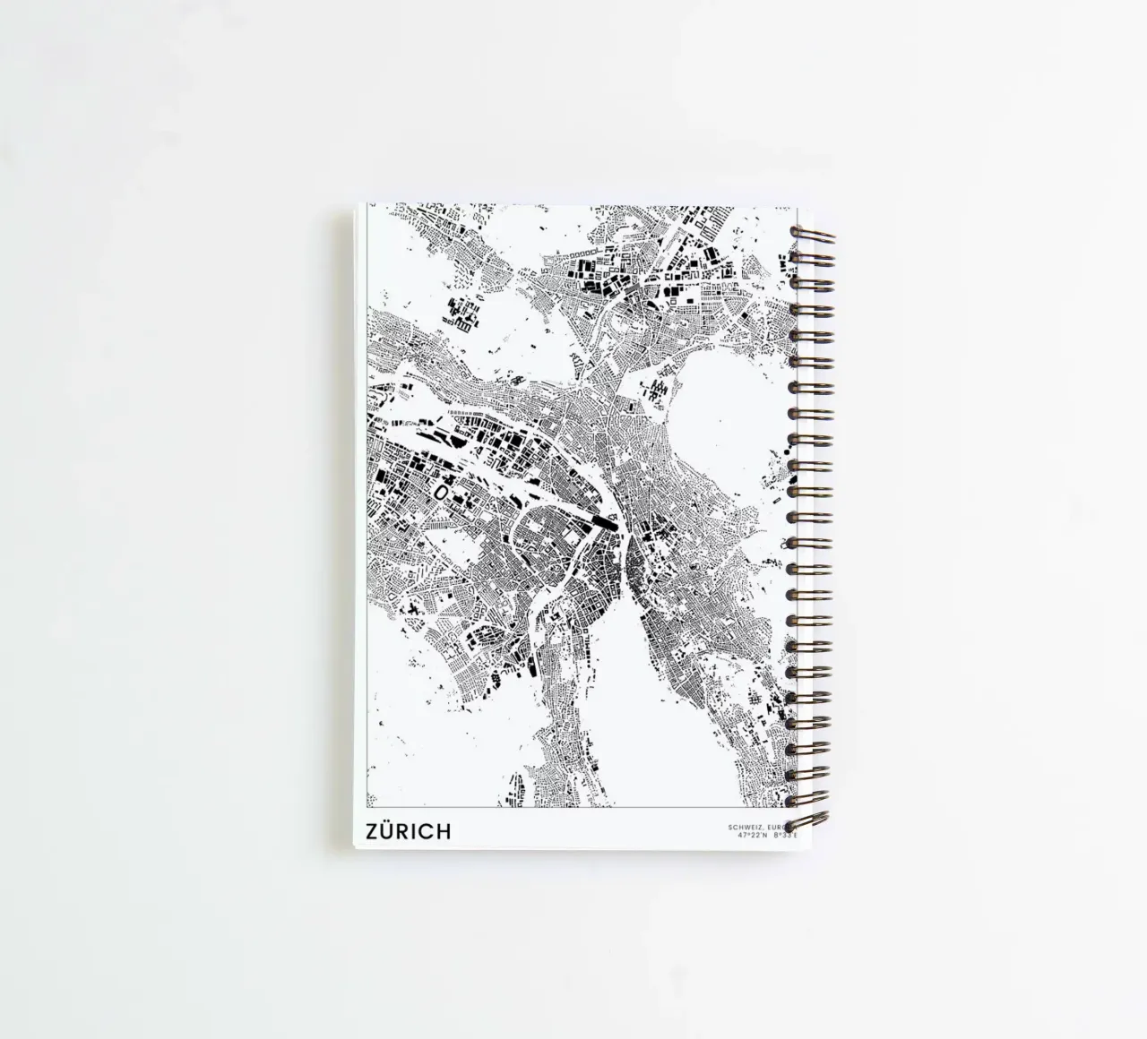 Zürich spiral notebook by The Cartography Collection