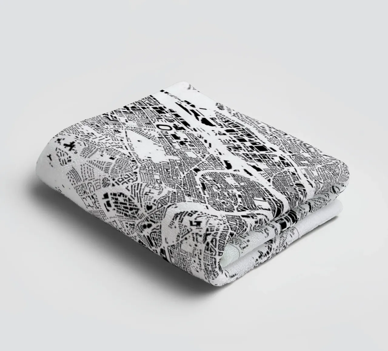 Zürich towel by The Cartography Collection