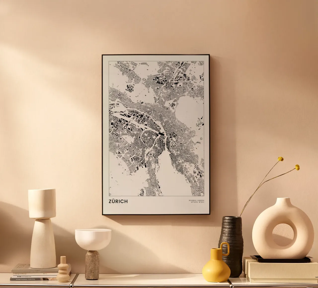 Zürich plexiglass da The Cartography Collection