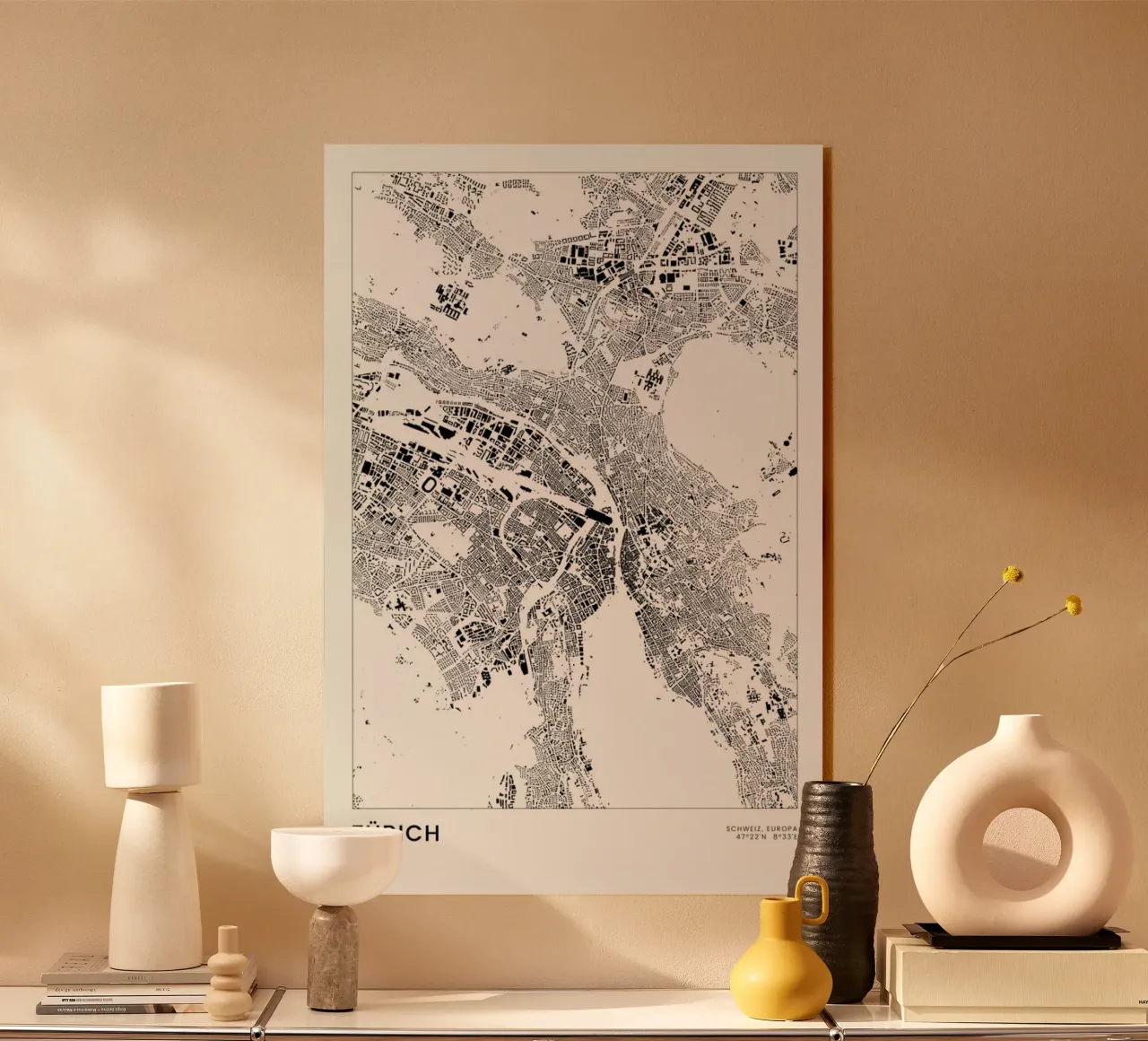 Zürich plexiglass da The Cartography Collection