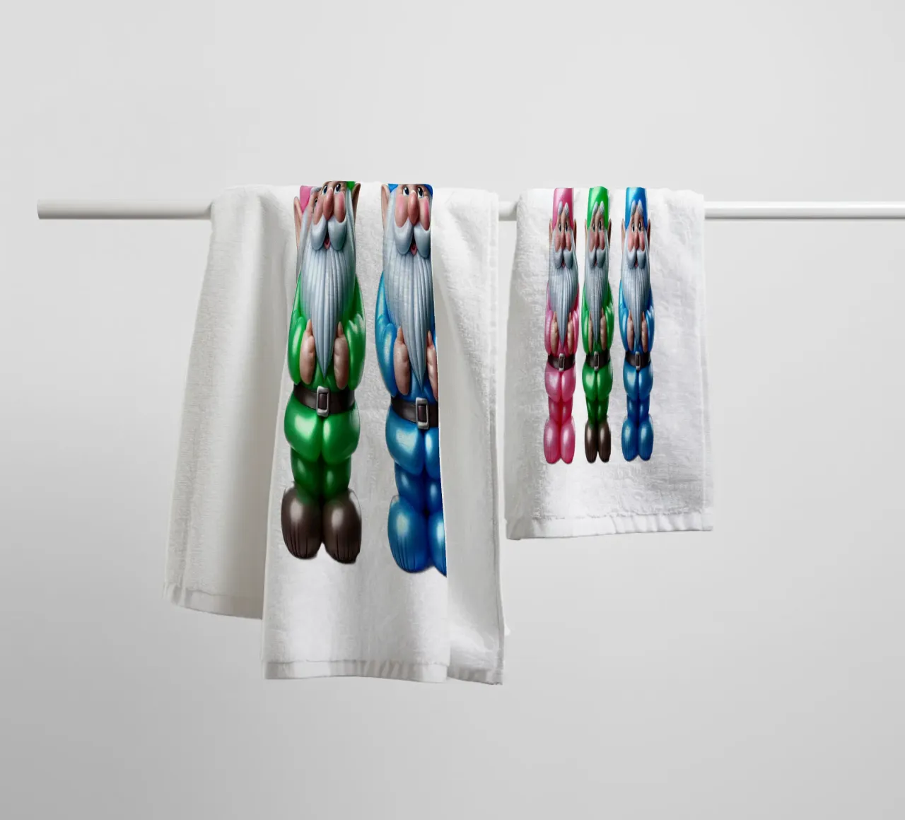 Dwarf triplets towel by CASTILO