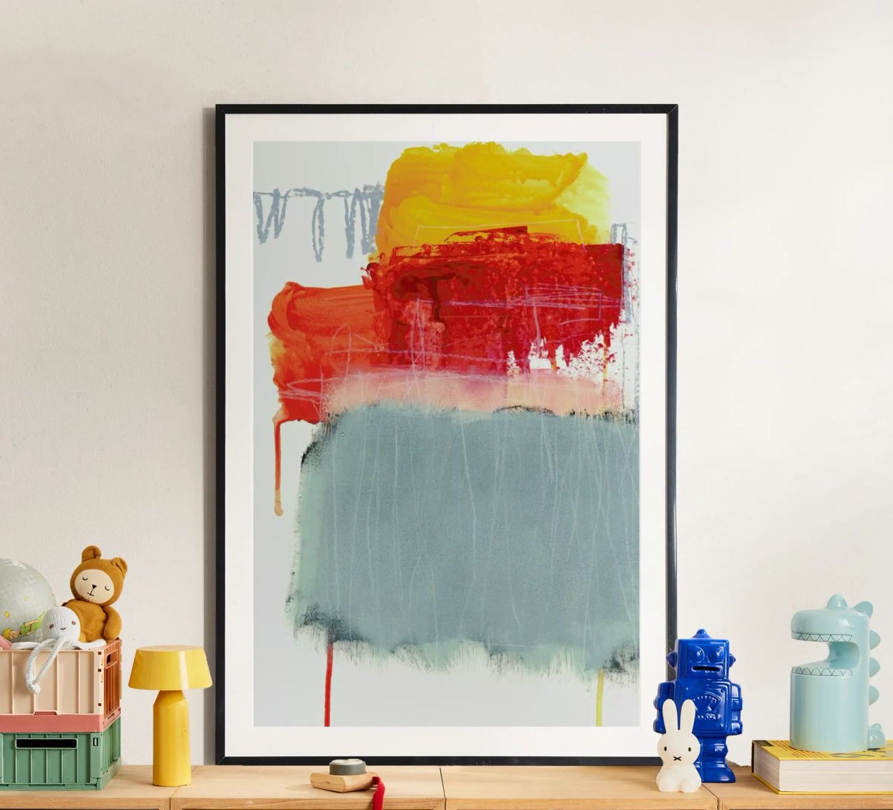 Layered Color 2 poster de IRIS LEHNHARDT FINE ART