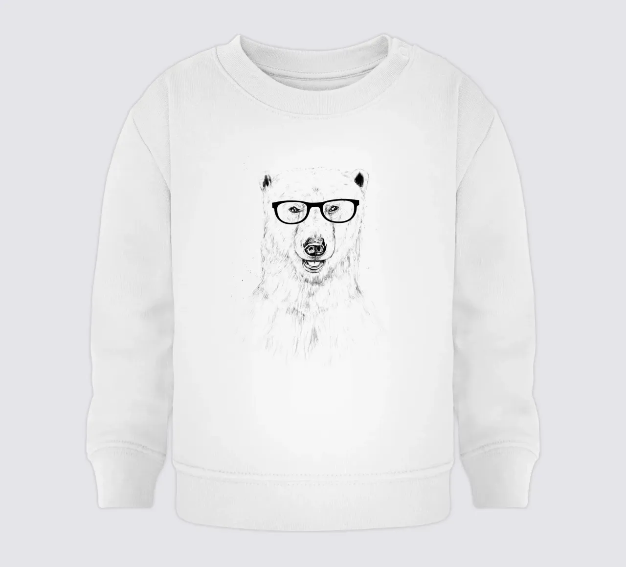 Geek Bear felpa neonato da Balazs Solti