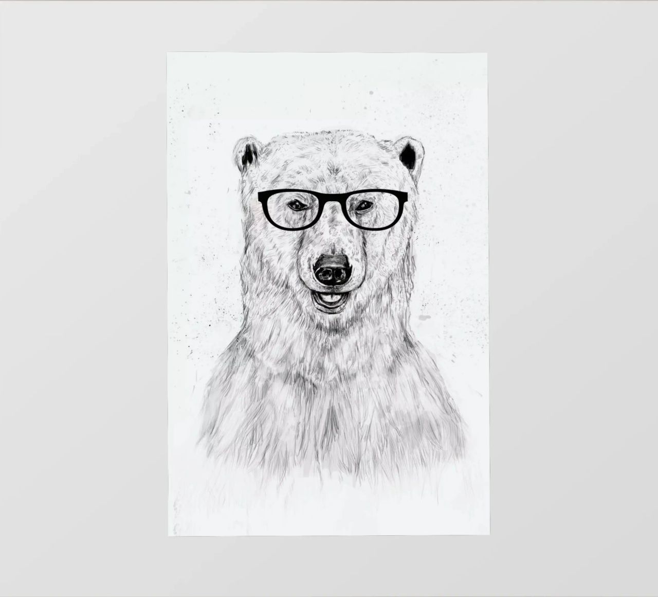 Geek Bear pellicola backlit da Balazs Solti