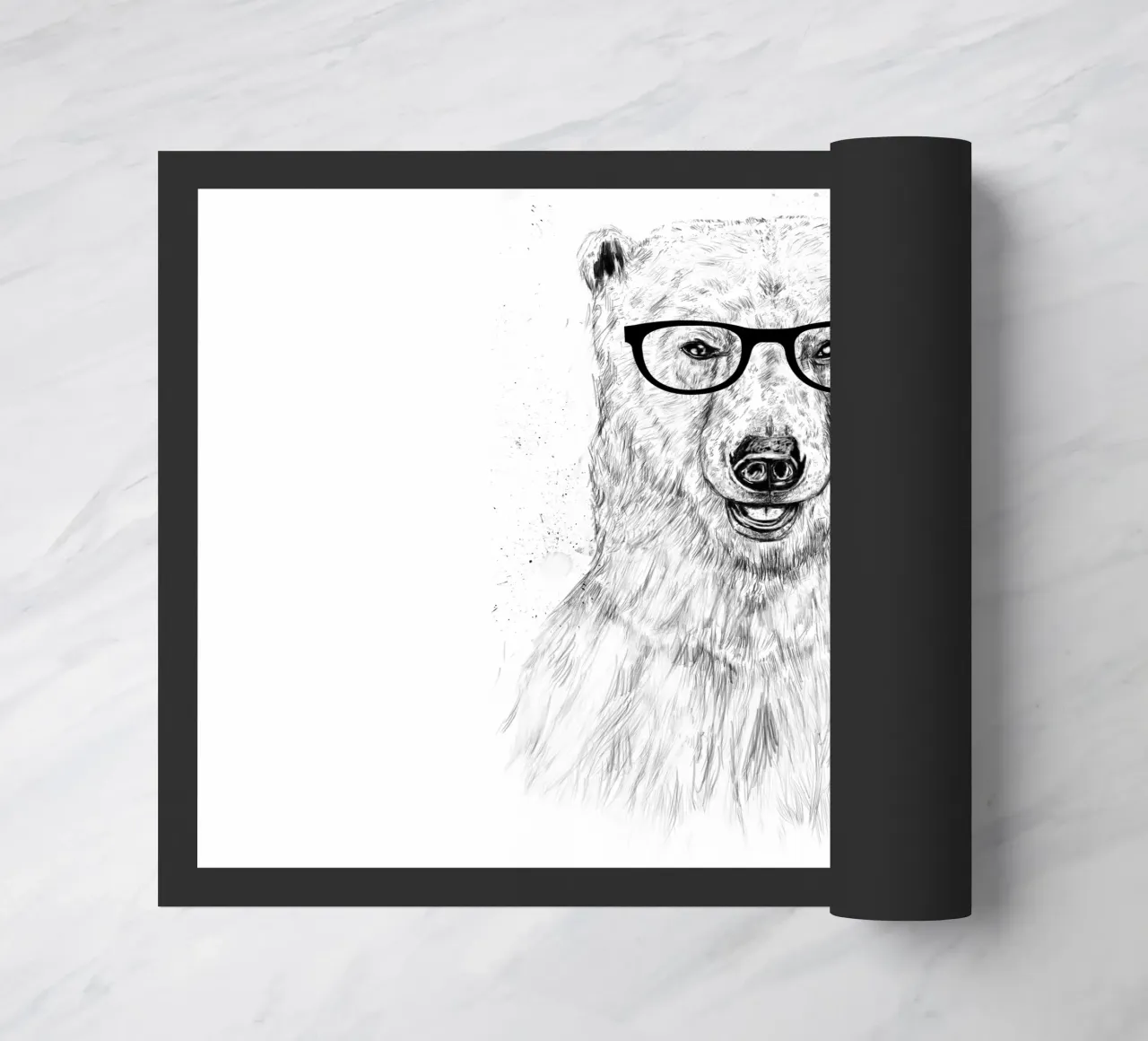 Geek Bear felpudo de Balazs Solti