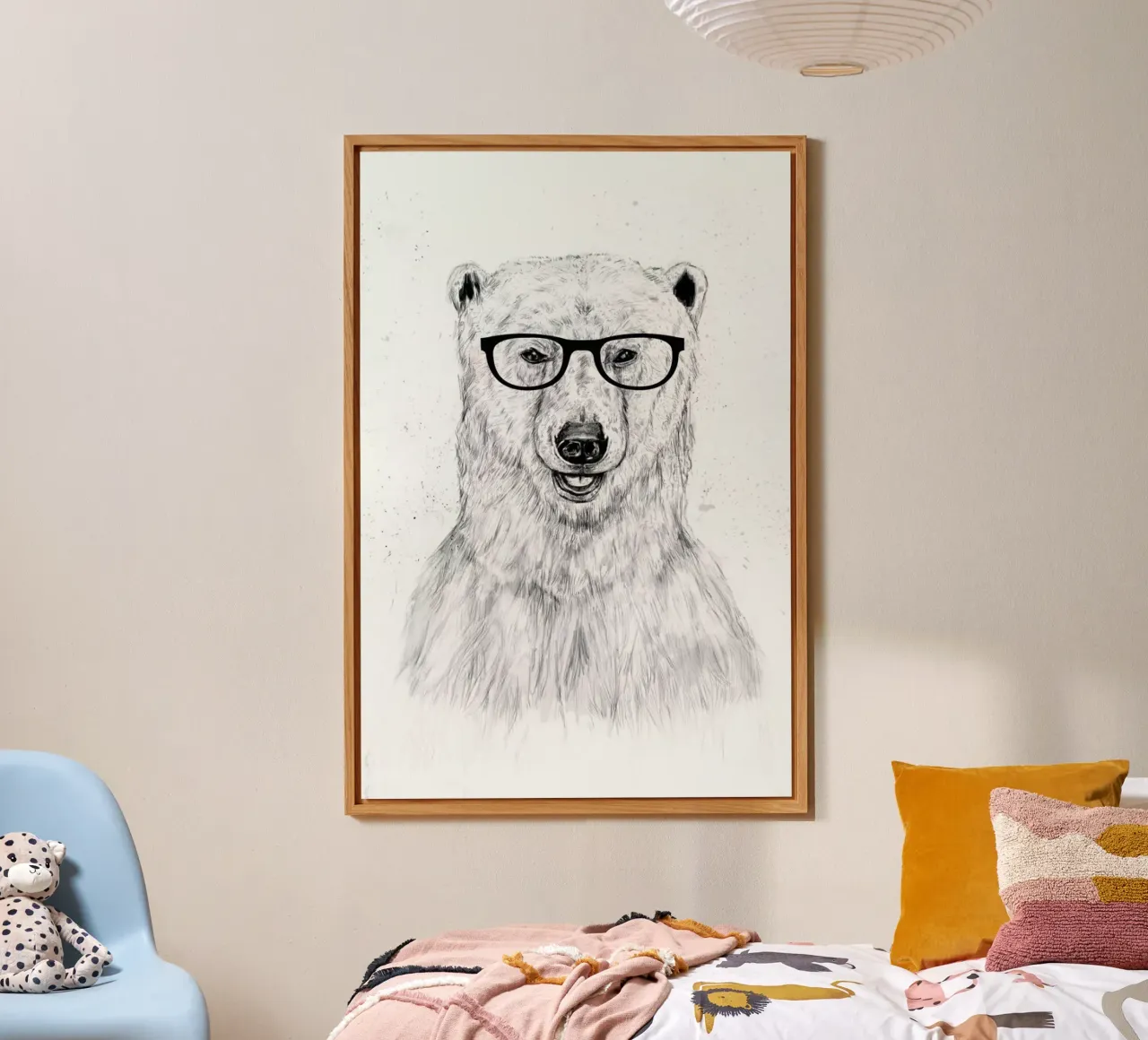 Geek Bear alluminio dibond da Balazs Solti