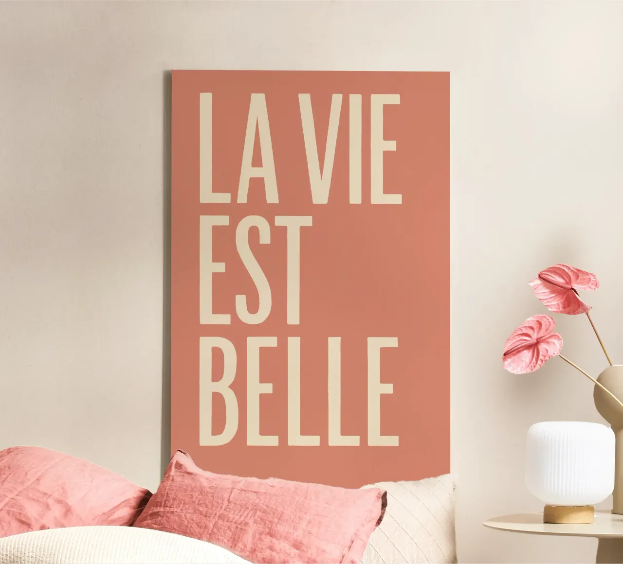 Parisian Calm – Belle Vie Print tela con Cornice a cassetta da QuooodZ by MooodzArt