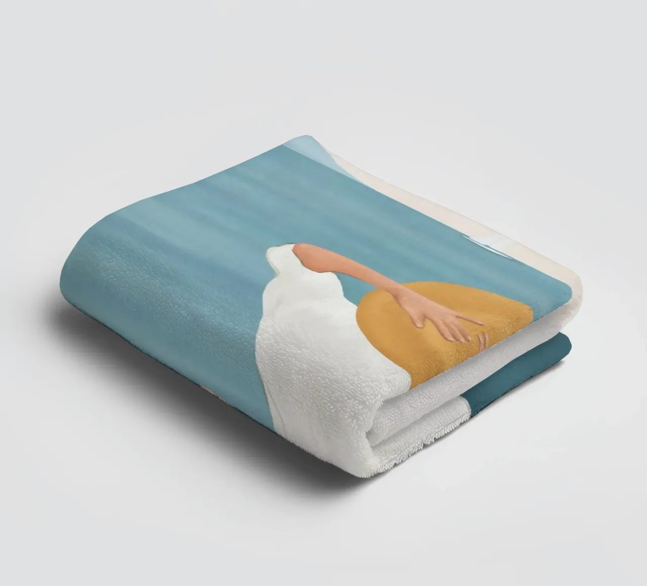 Summer Vacation I Handtuch von Flow Line