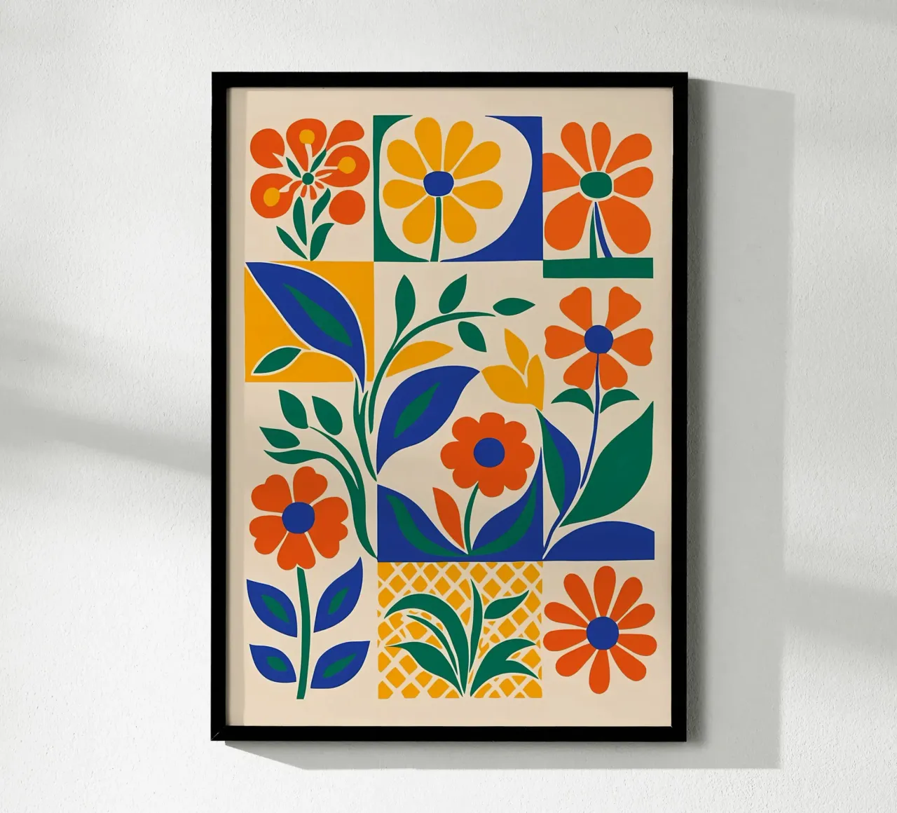 Flores retro años 60 poster de diedrich