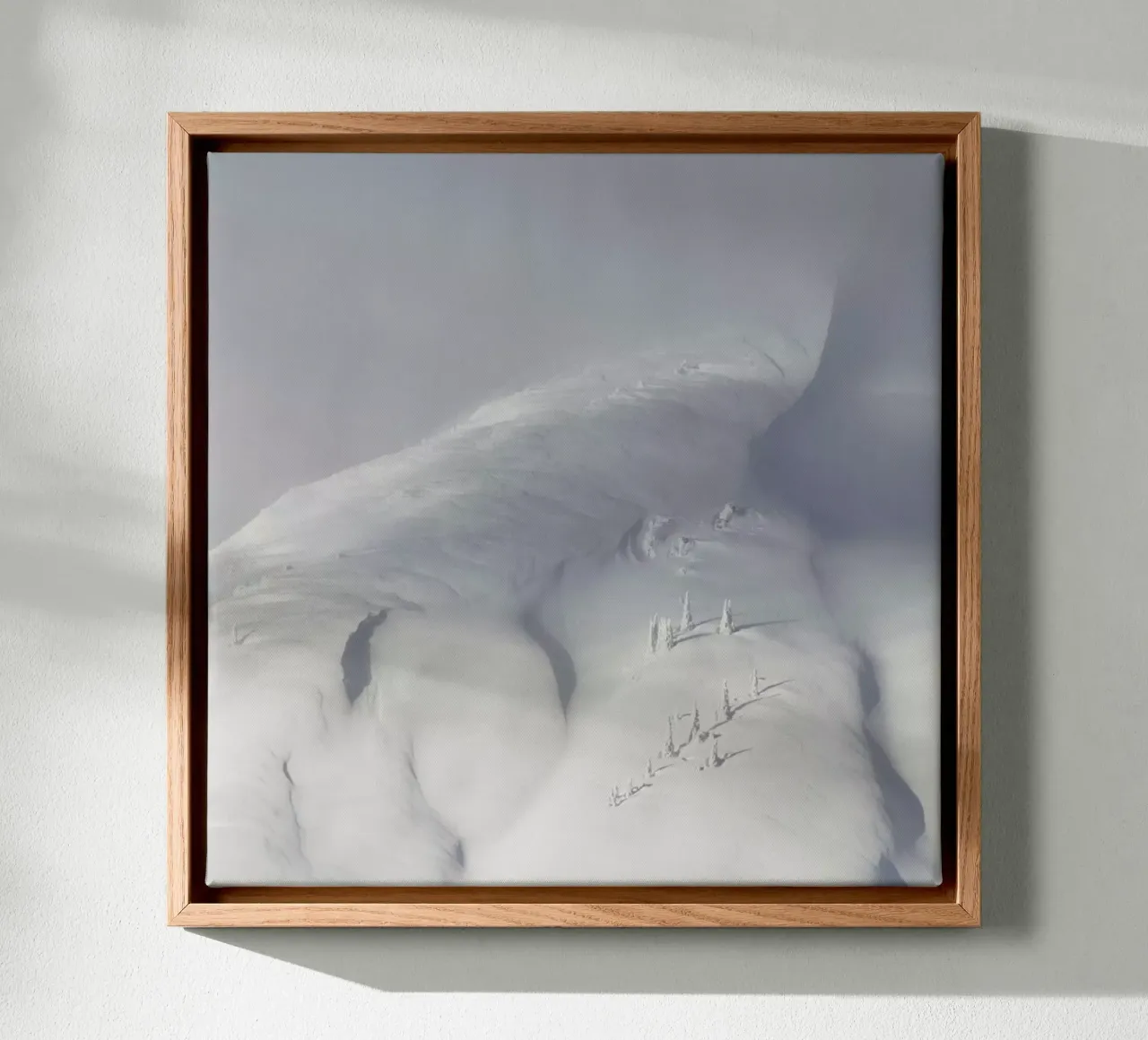 Planet Snow 2 tela con Cornice a cassetta da Nur Mut