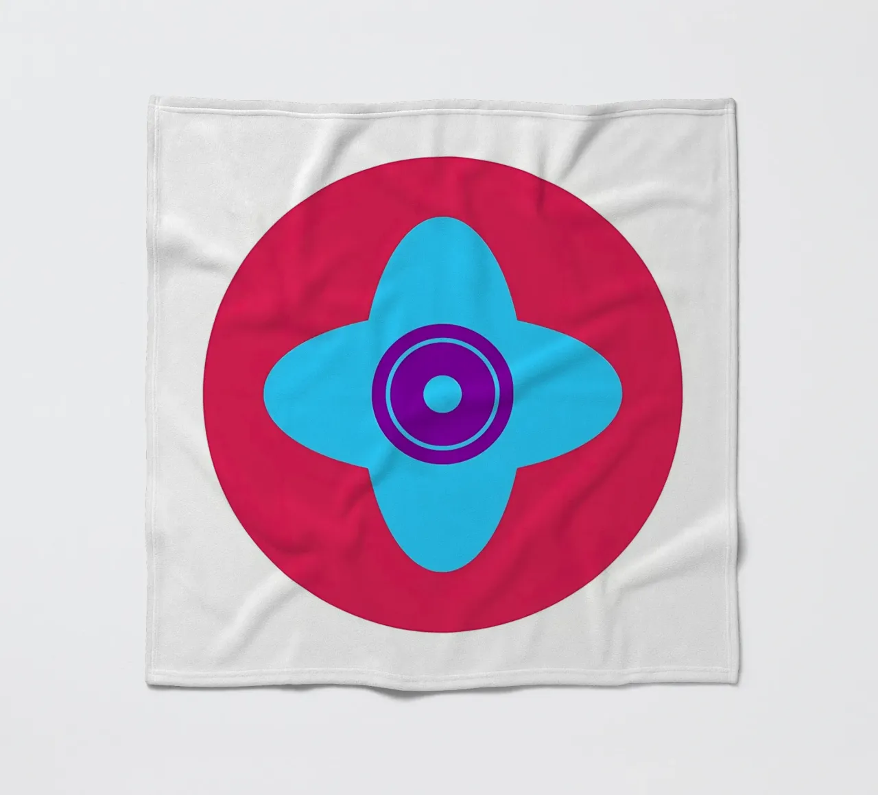 Fiore retrò coperta in pile da diedrich