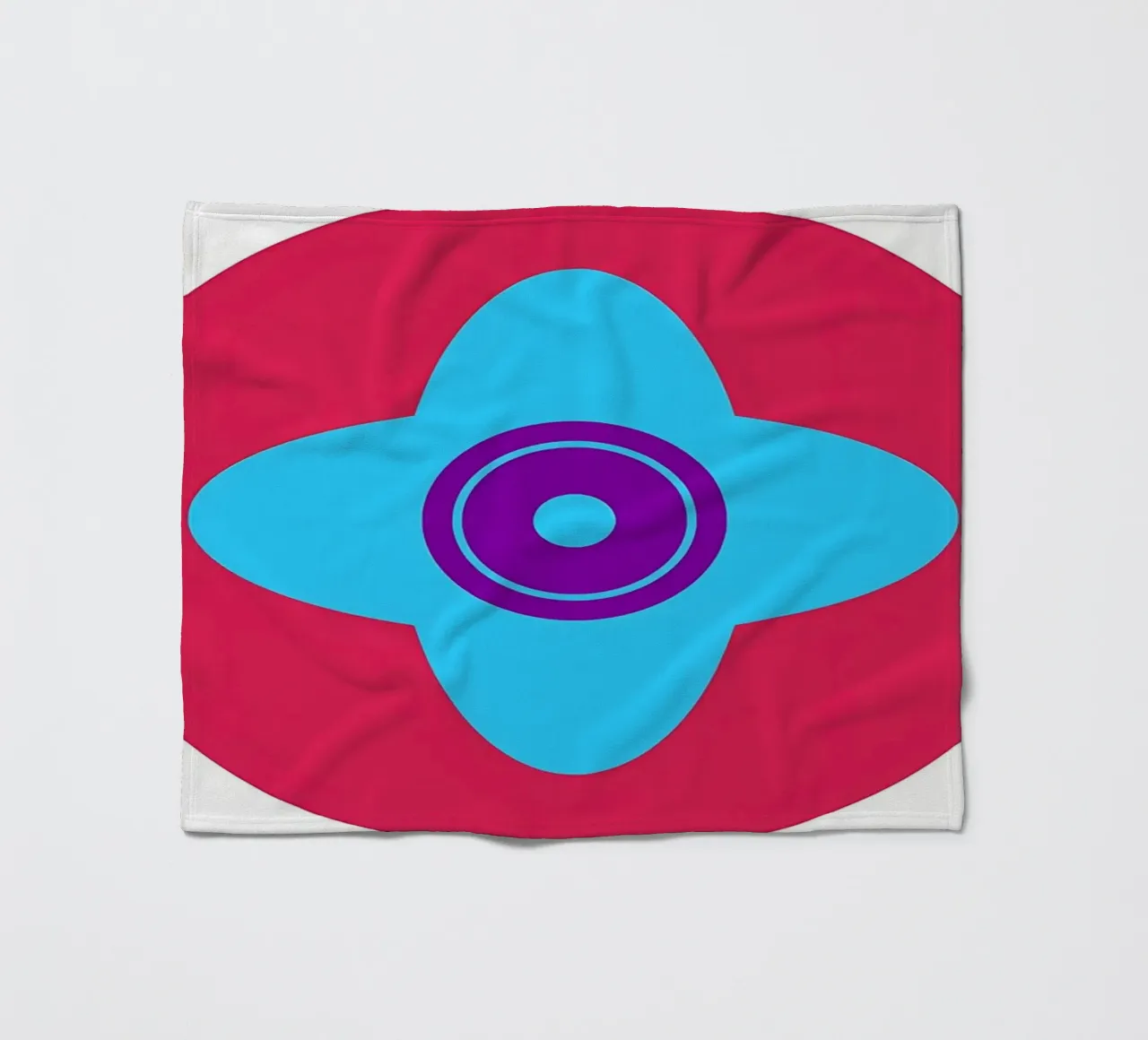 Fiore retrò coperta in pile da diedrich