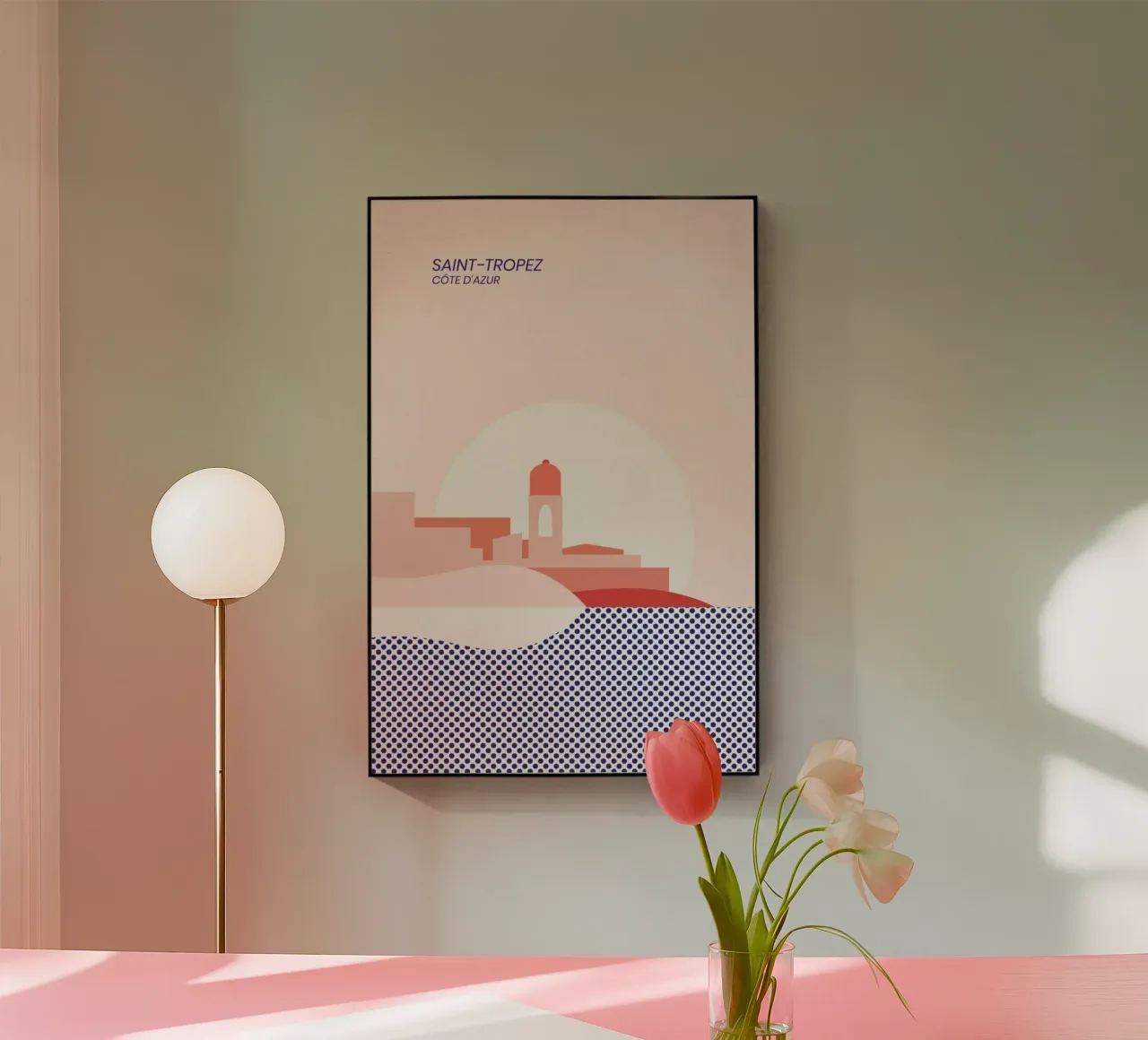 Saint-Tropez plexiglass da The Cartography Collection