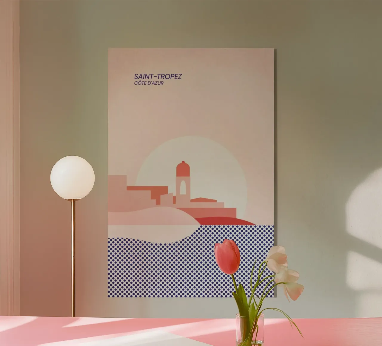 Saint-Tropez plexiglass da The Cartography Collection