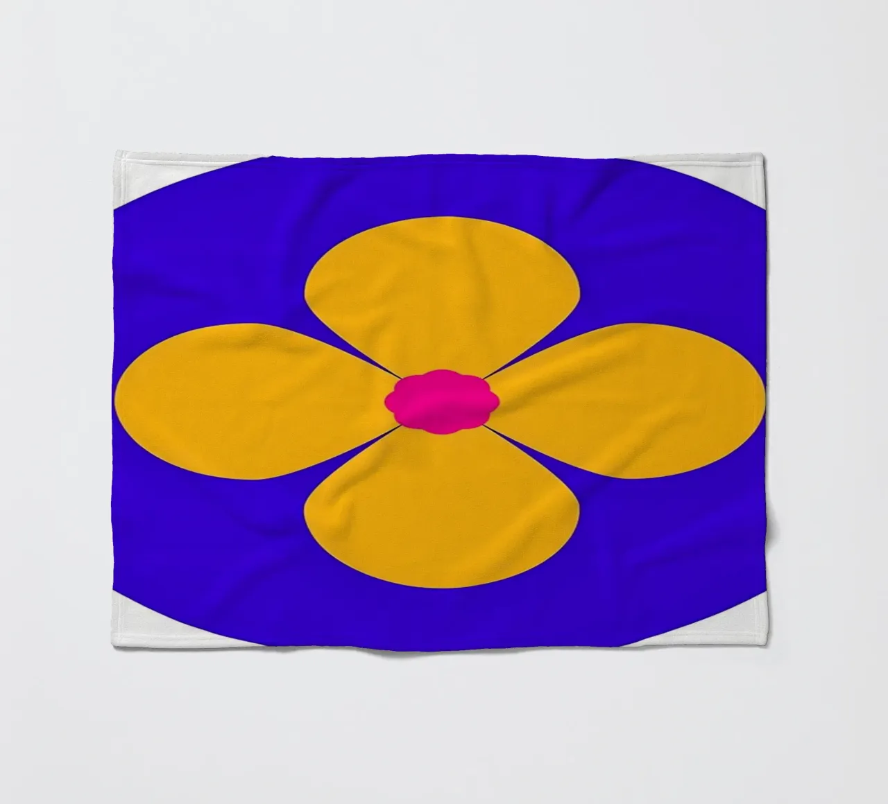 Fiore retrò coperta in pile da diedrich