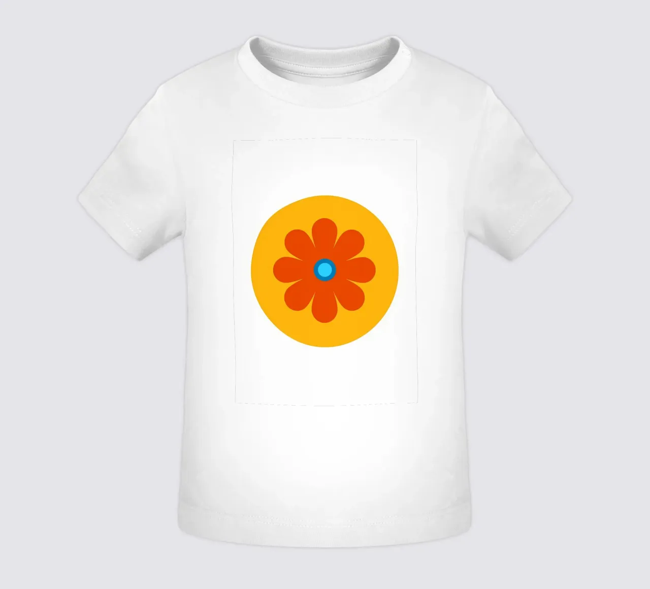 Fleur rétro t-shirt pour bébé de diedrich